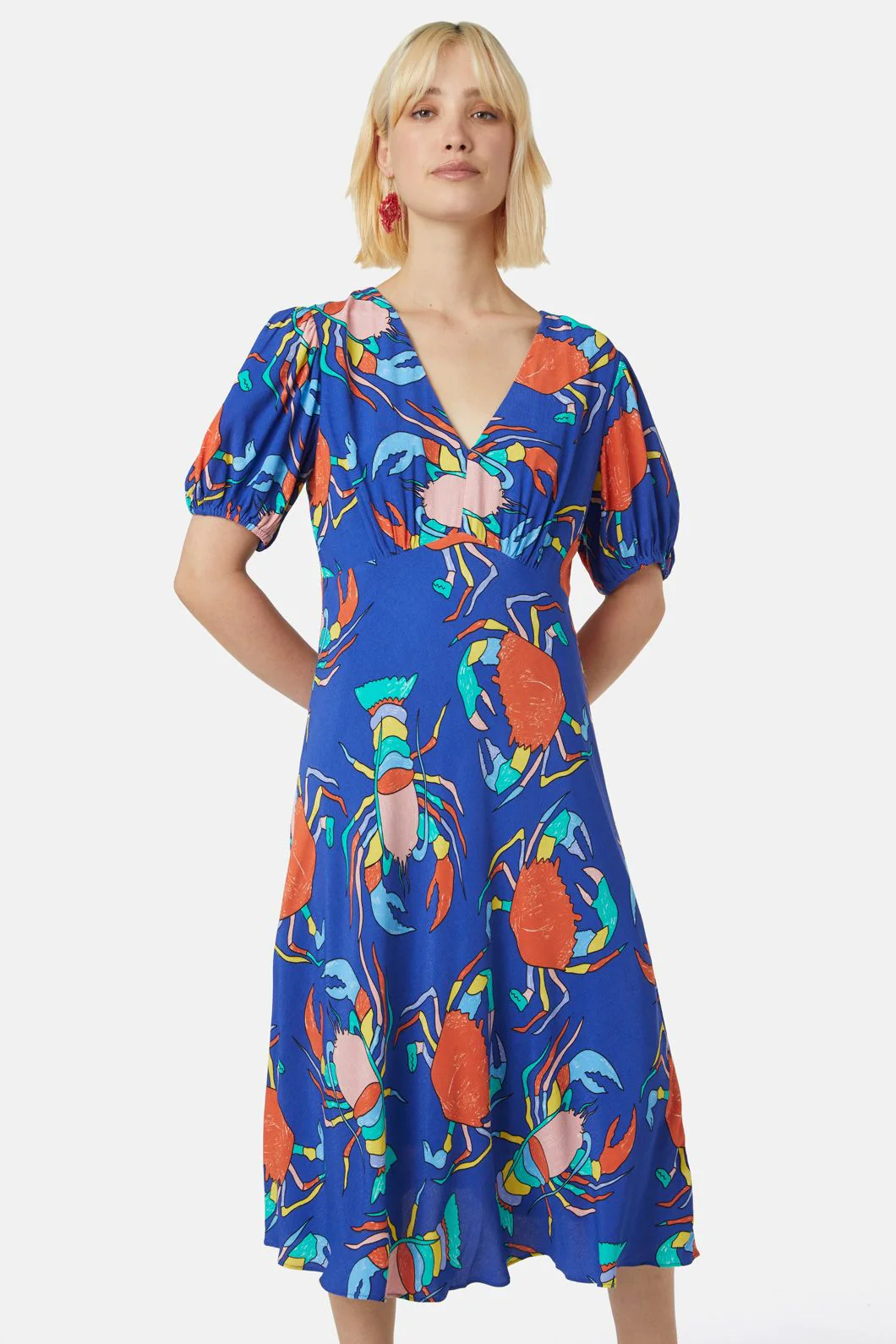 Shell Me About It Midi Dress