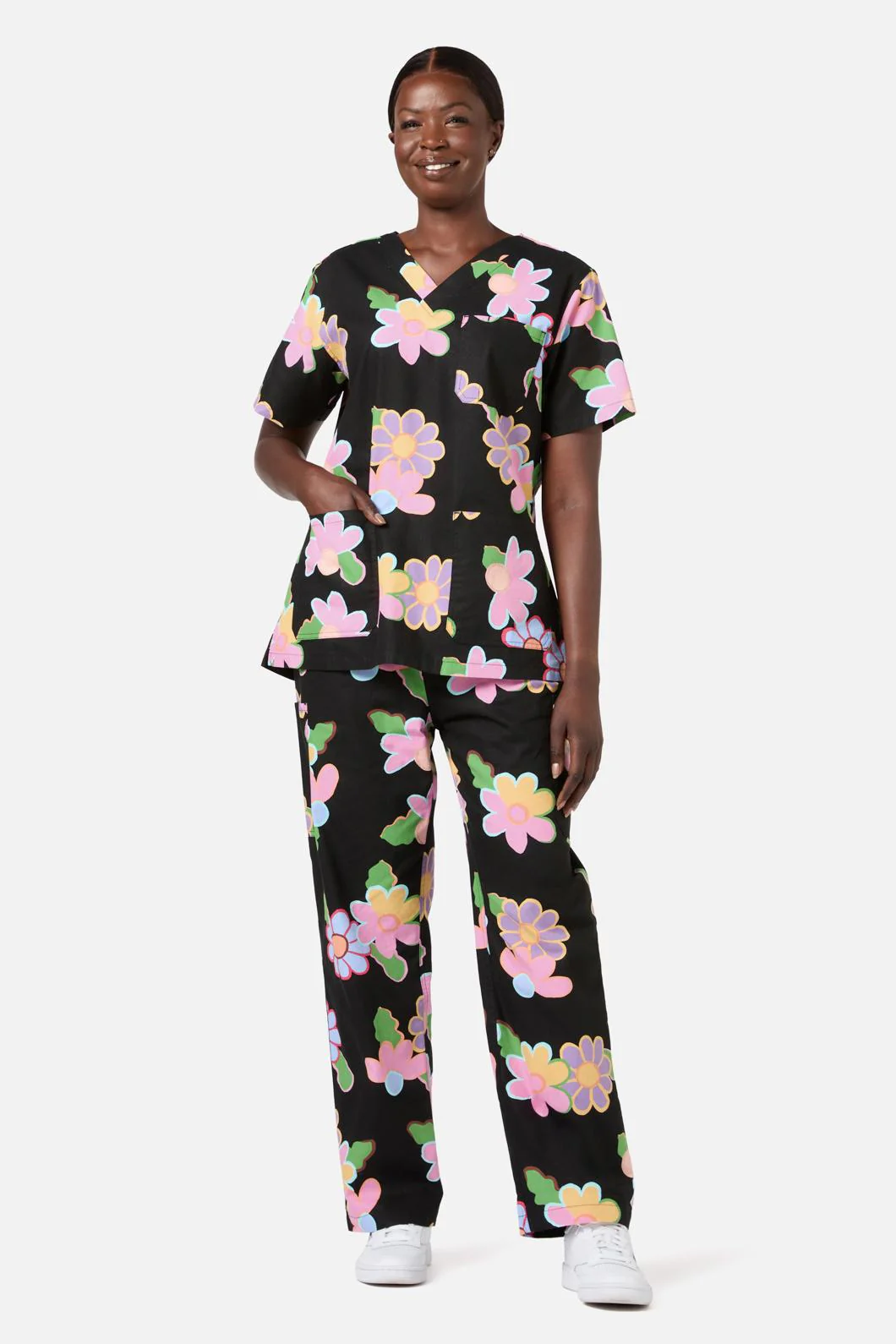 Floral Pop Scrub Set