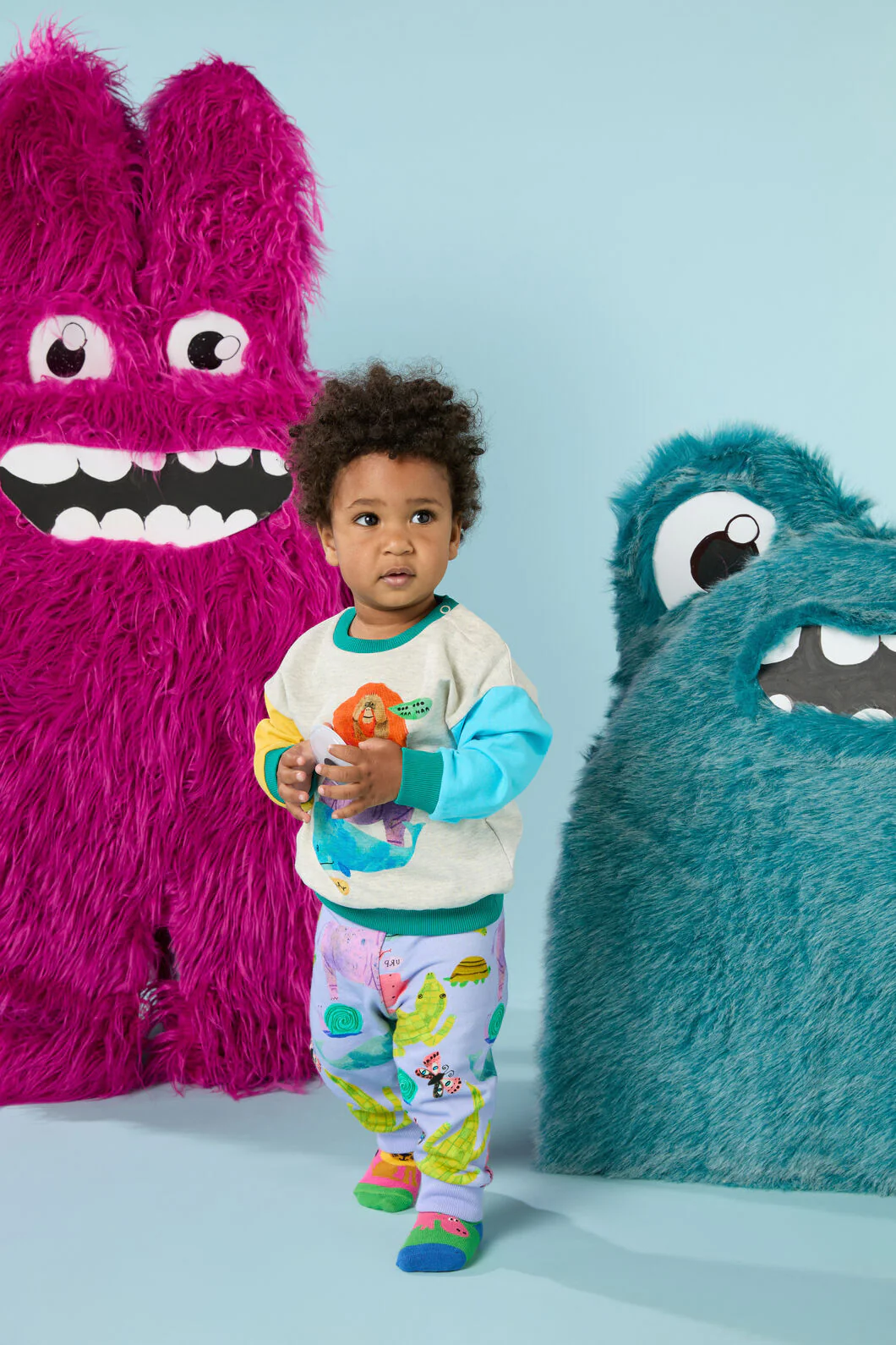 Animals Stack Baby Sweater