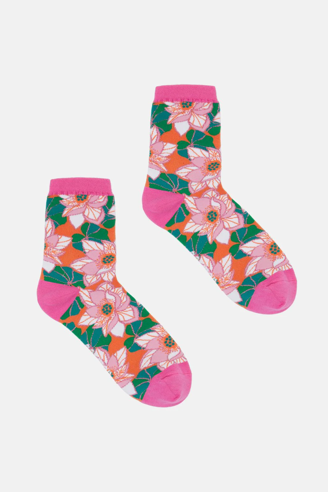 Lotus Leopard Sock