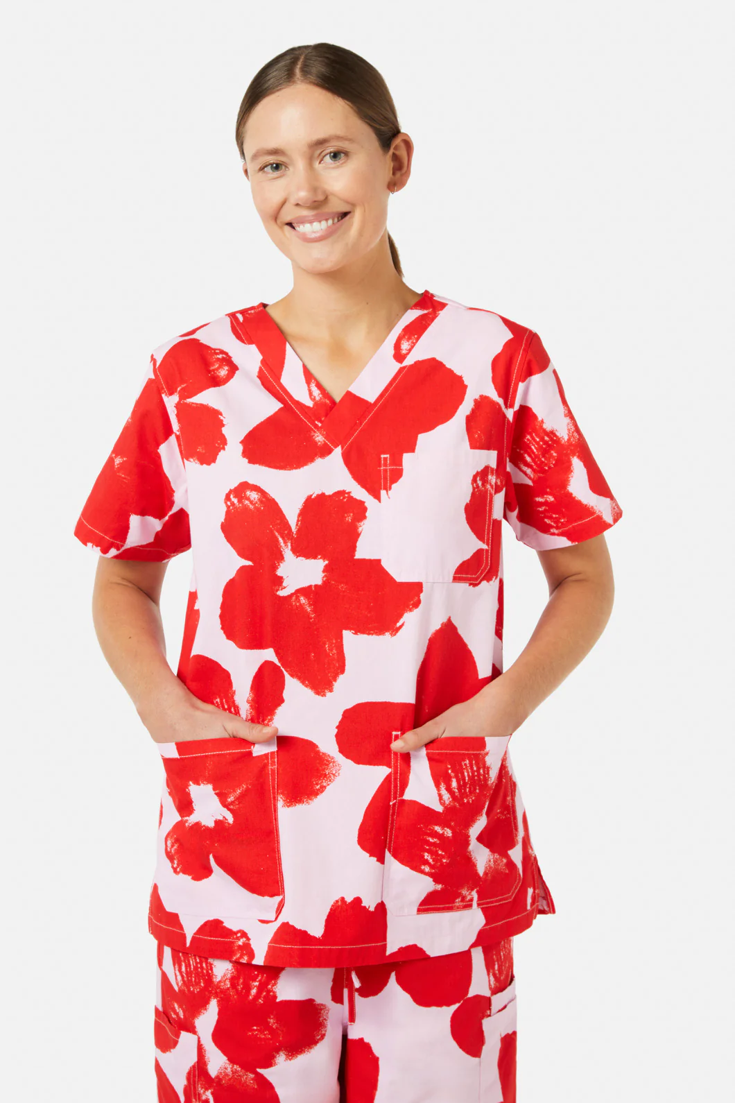 Poppy Scrub Set