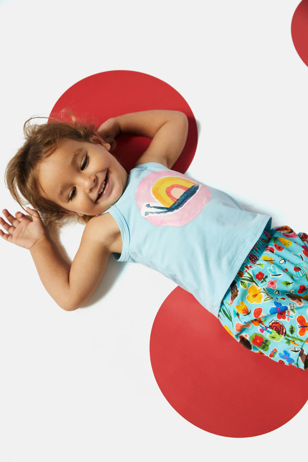 Flower Bed Baby Singlet
