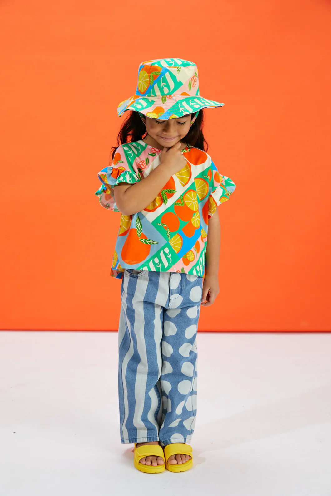 Orange Kids Hat