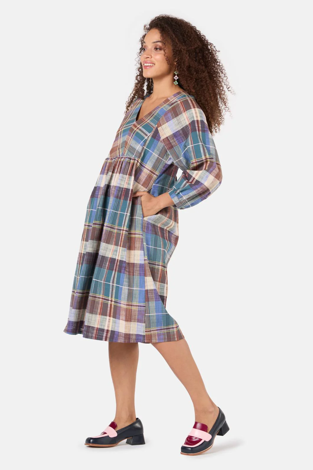 Palma Winter Check Dress