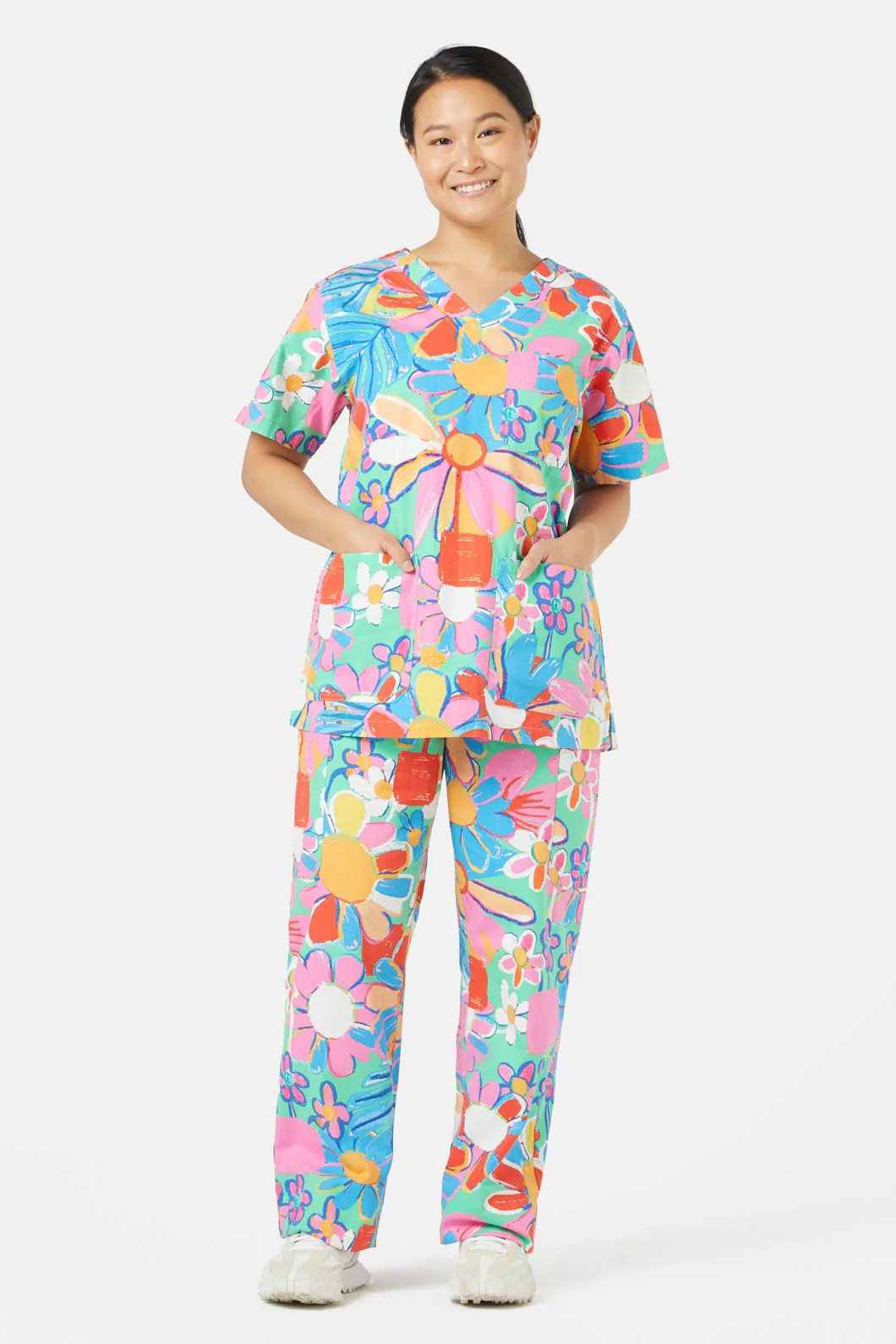 Flower Pots Scrub Set