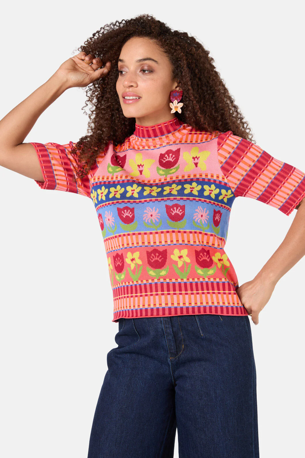 Rosie's Posies Knit Top