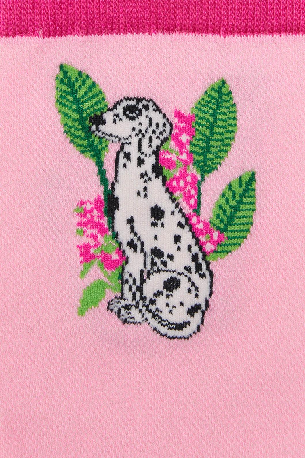 Dalmation Mesh Sock
