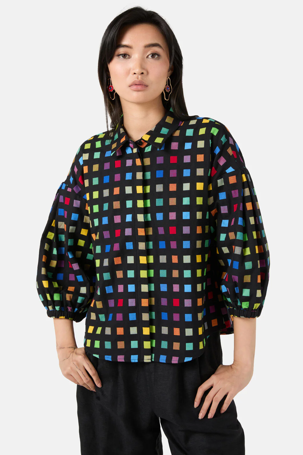 Light Up Check Shirt
