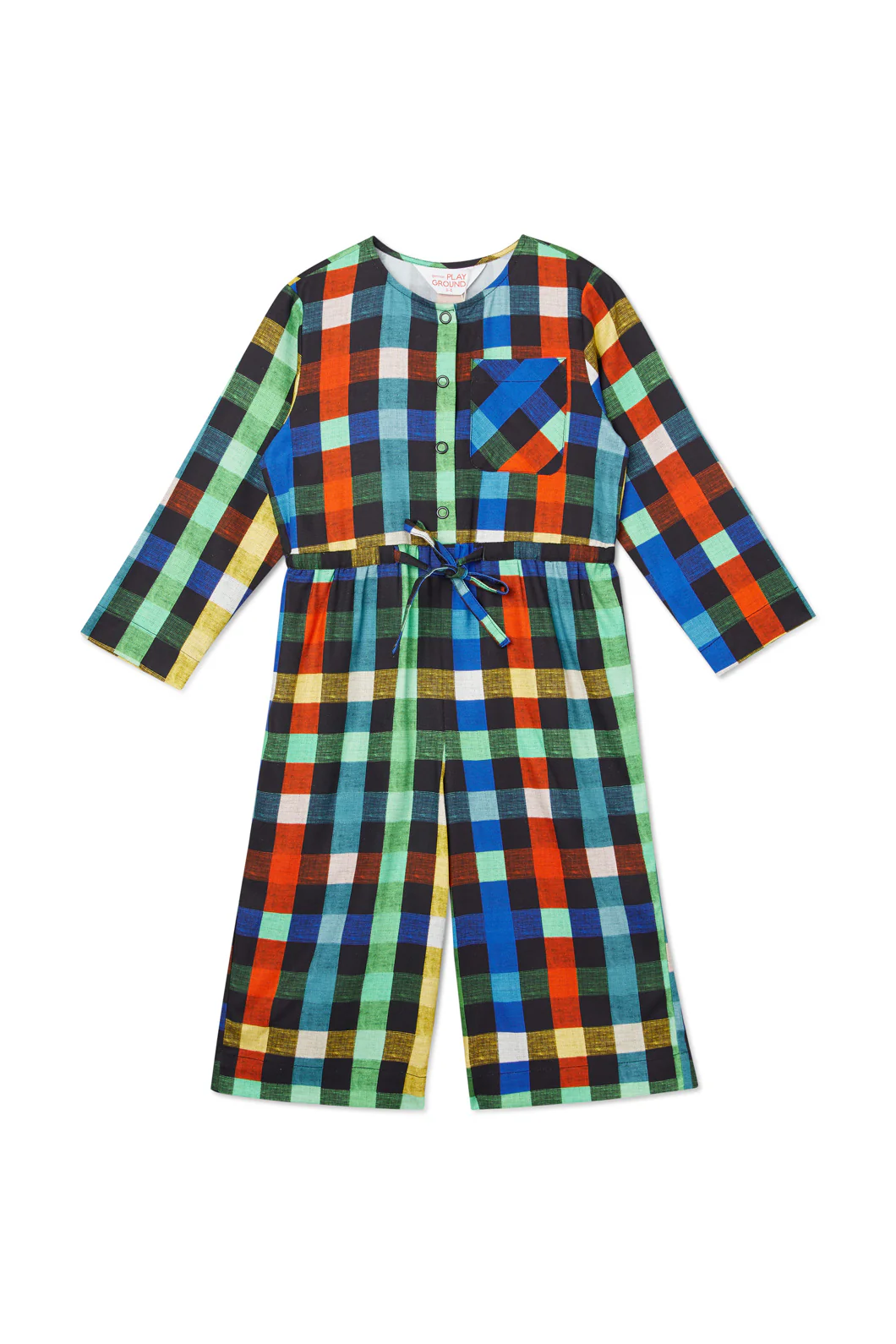 Wintery Check Jumpsuit