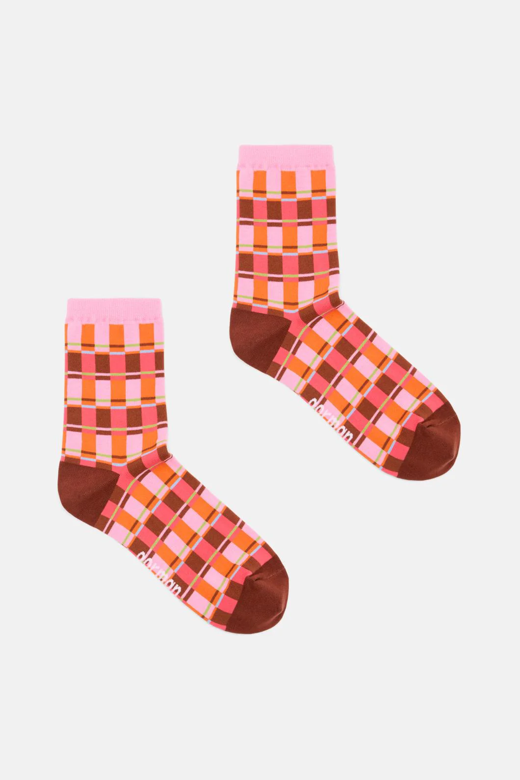 Rosie Posies Check Sock