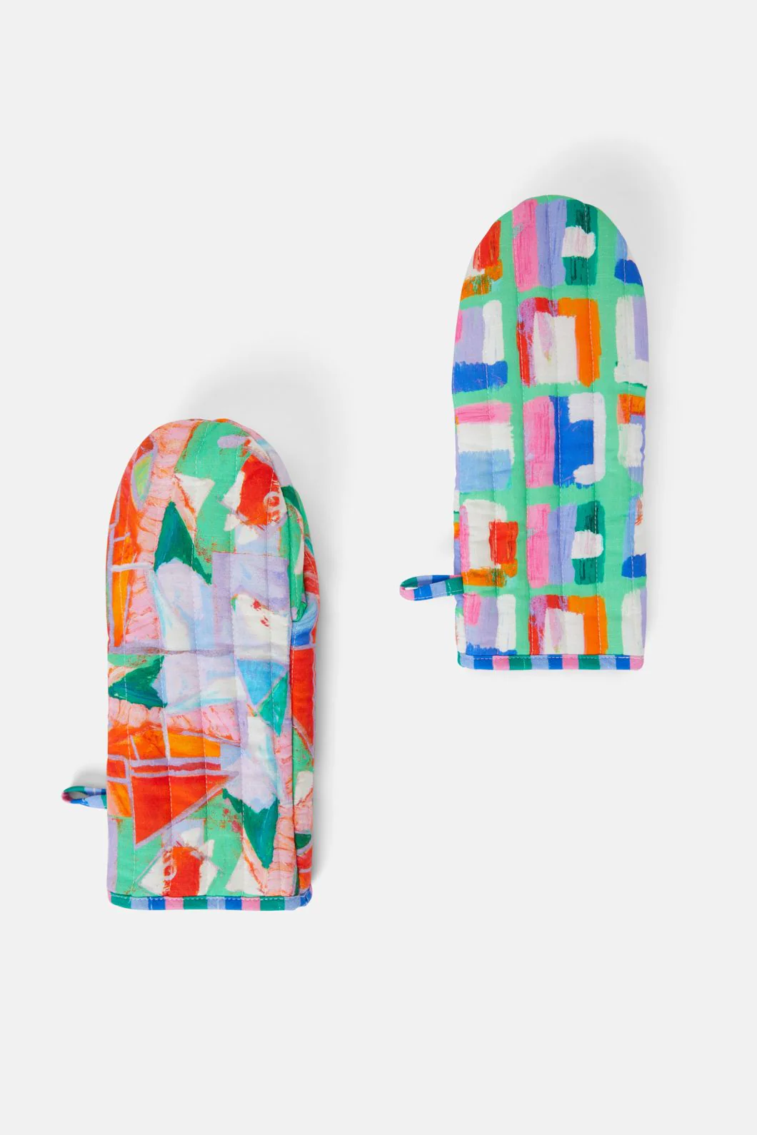 Pastels Oven Mitt Set 2