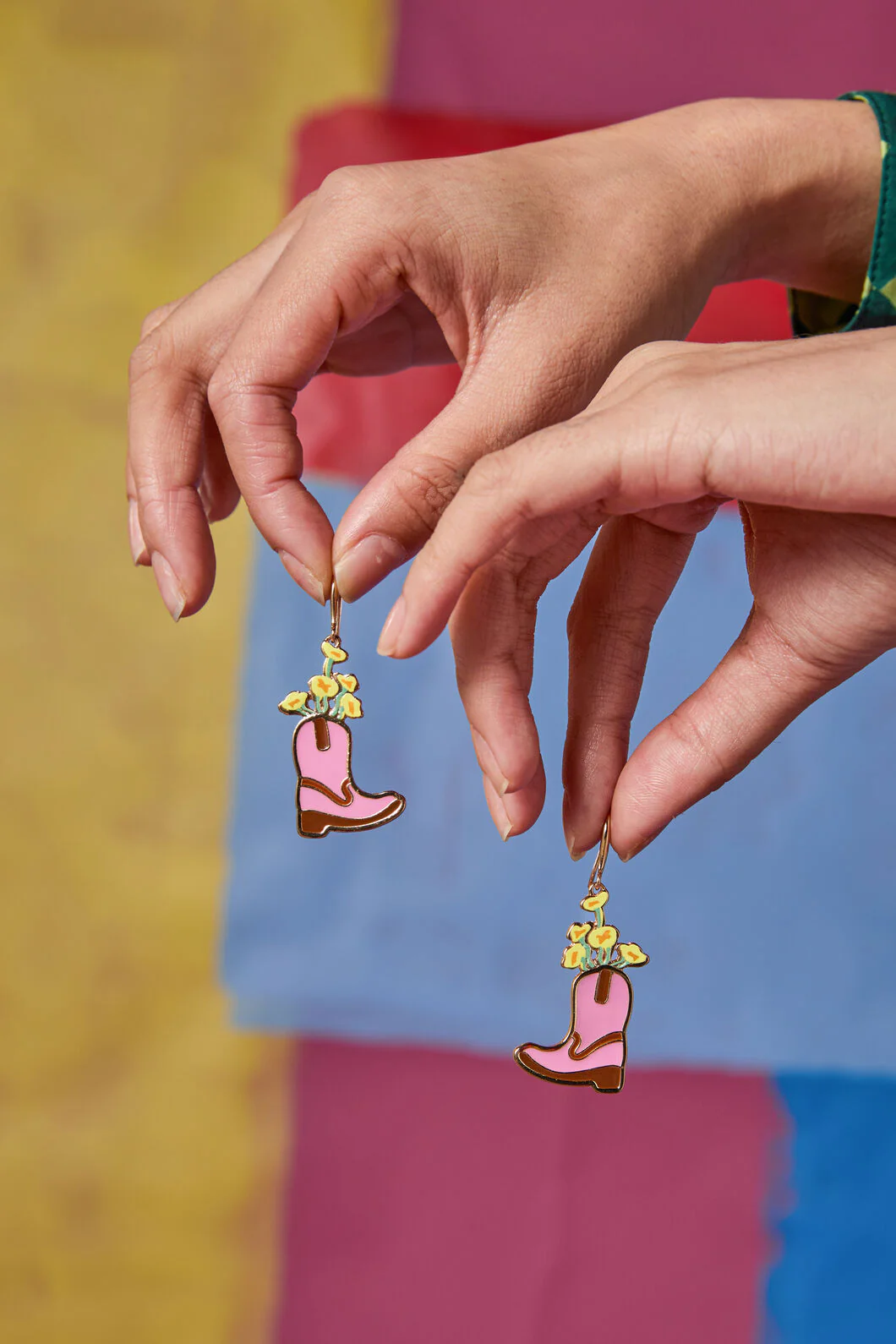 Windowsill Cowboy Boot Earring