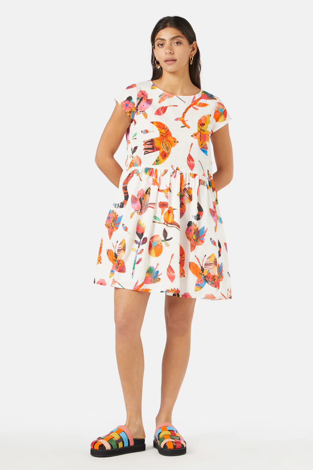 Cut Outs Beach Dress