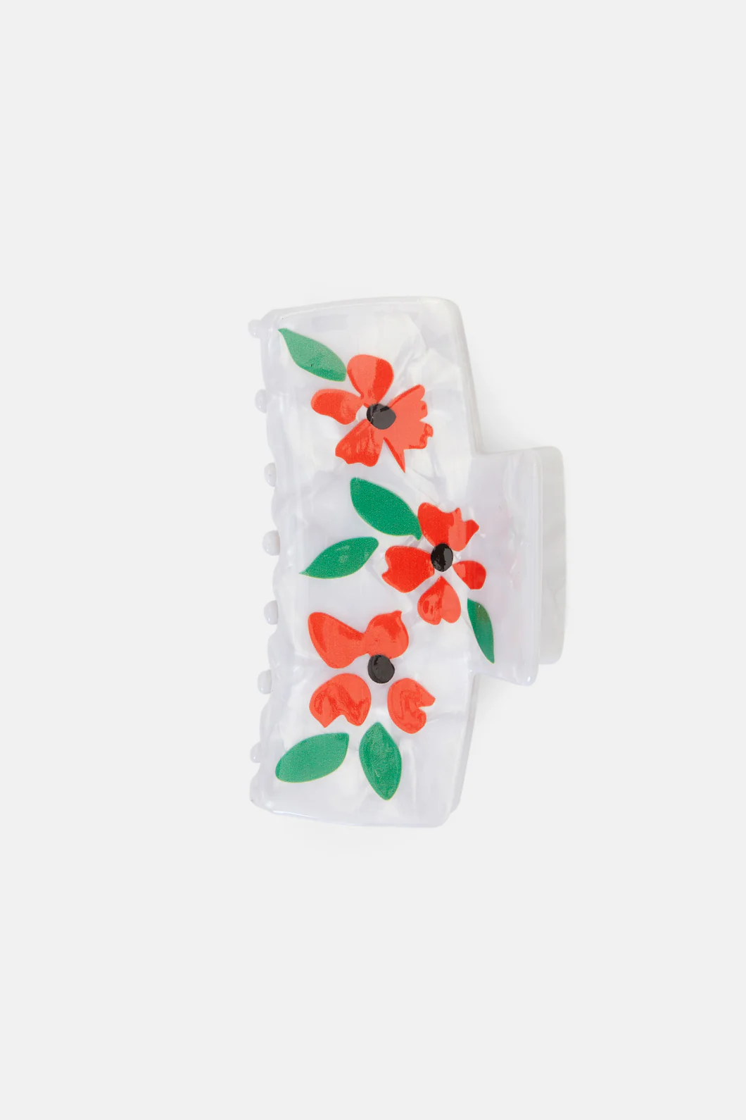 Flower Clear Hair Claw