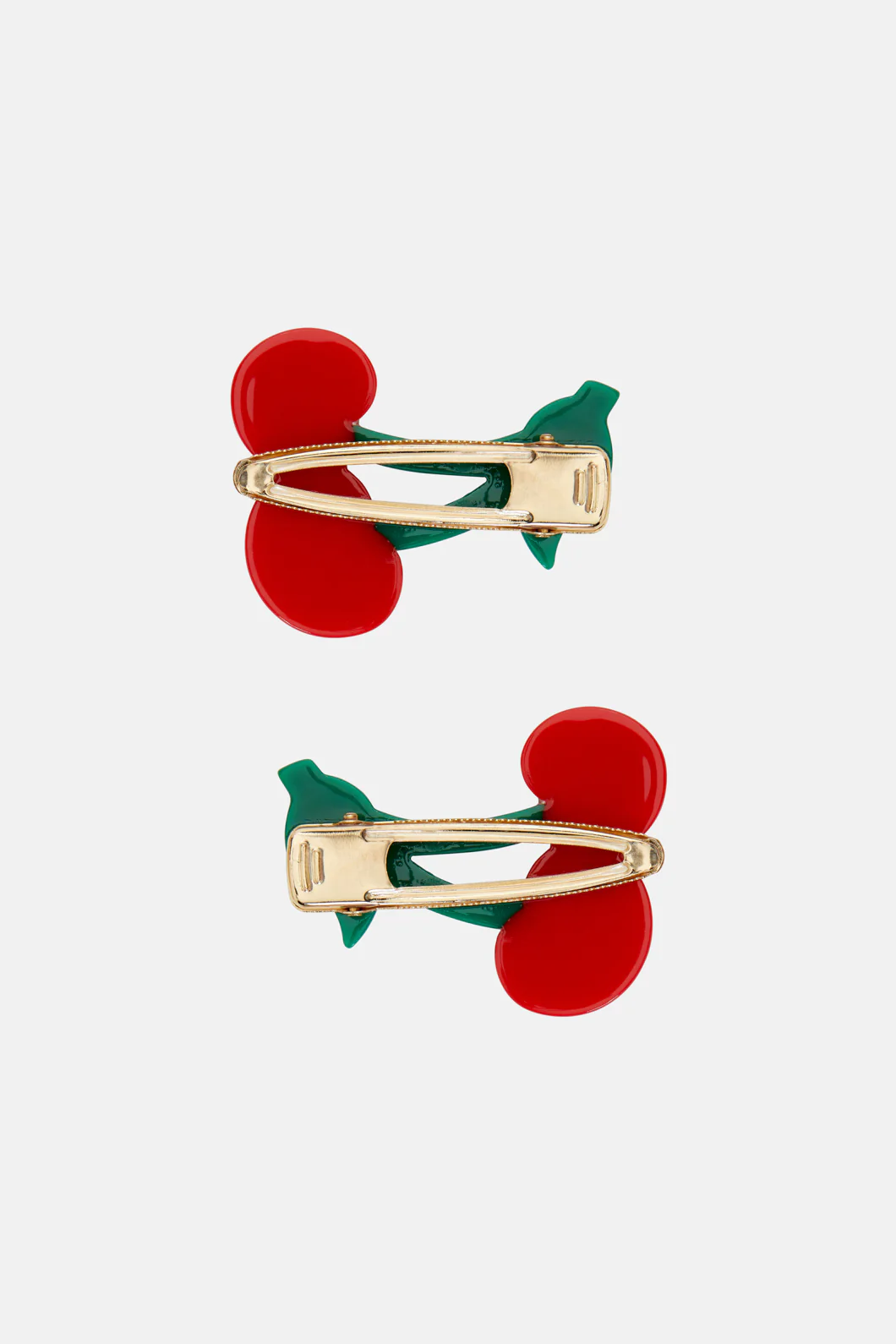 Red Cherry Hair Claw Set 2
