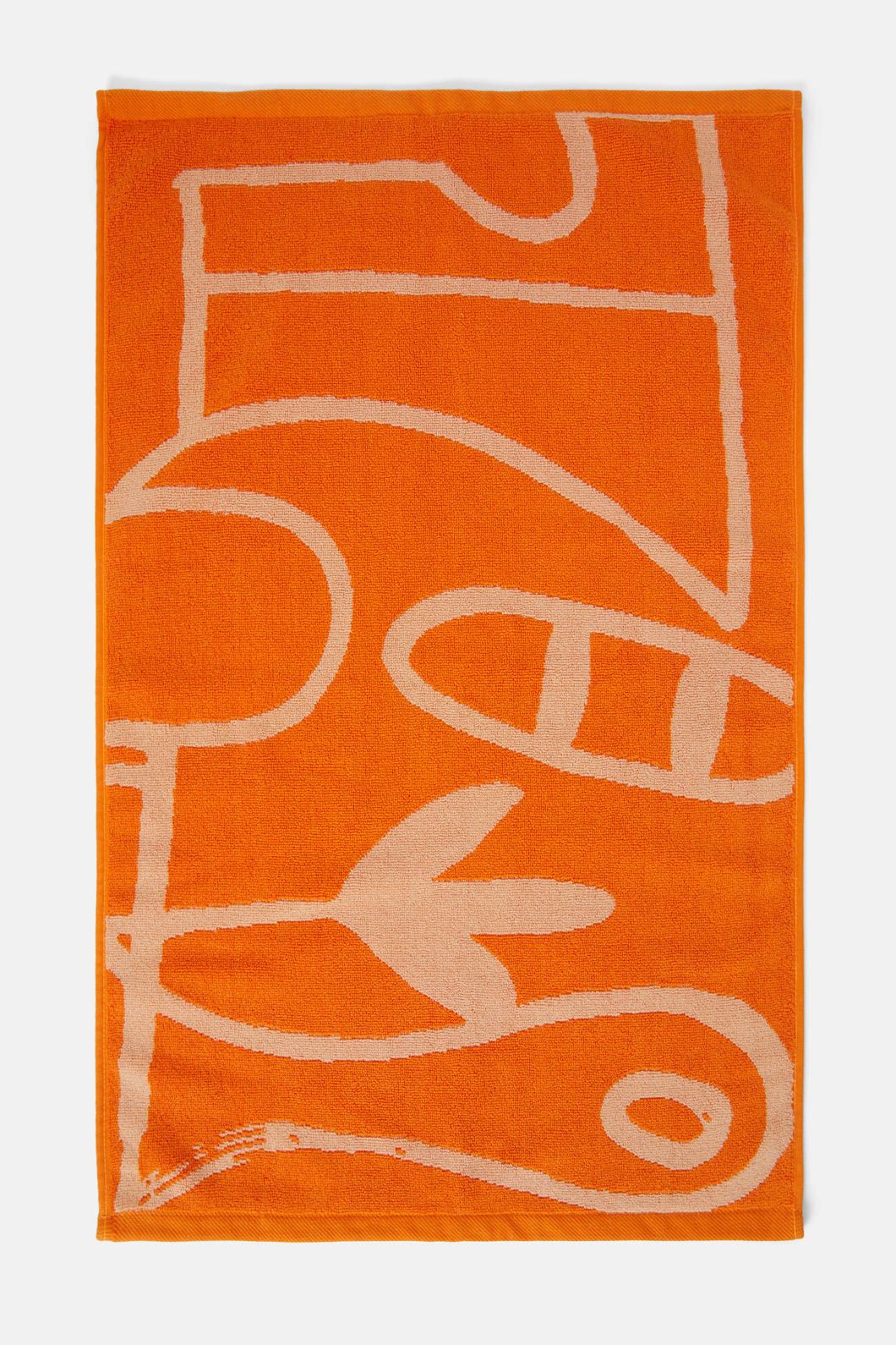 Speechless Orange Bath Mat