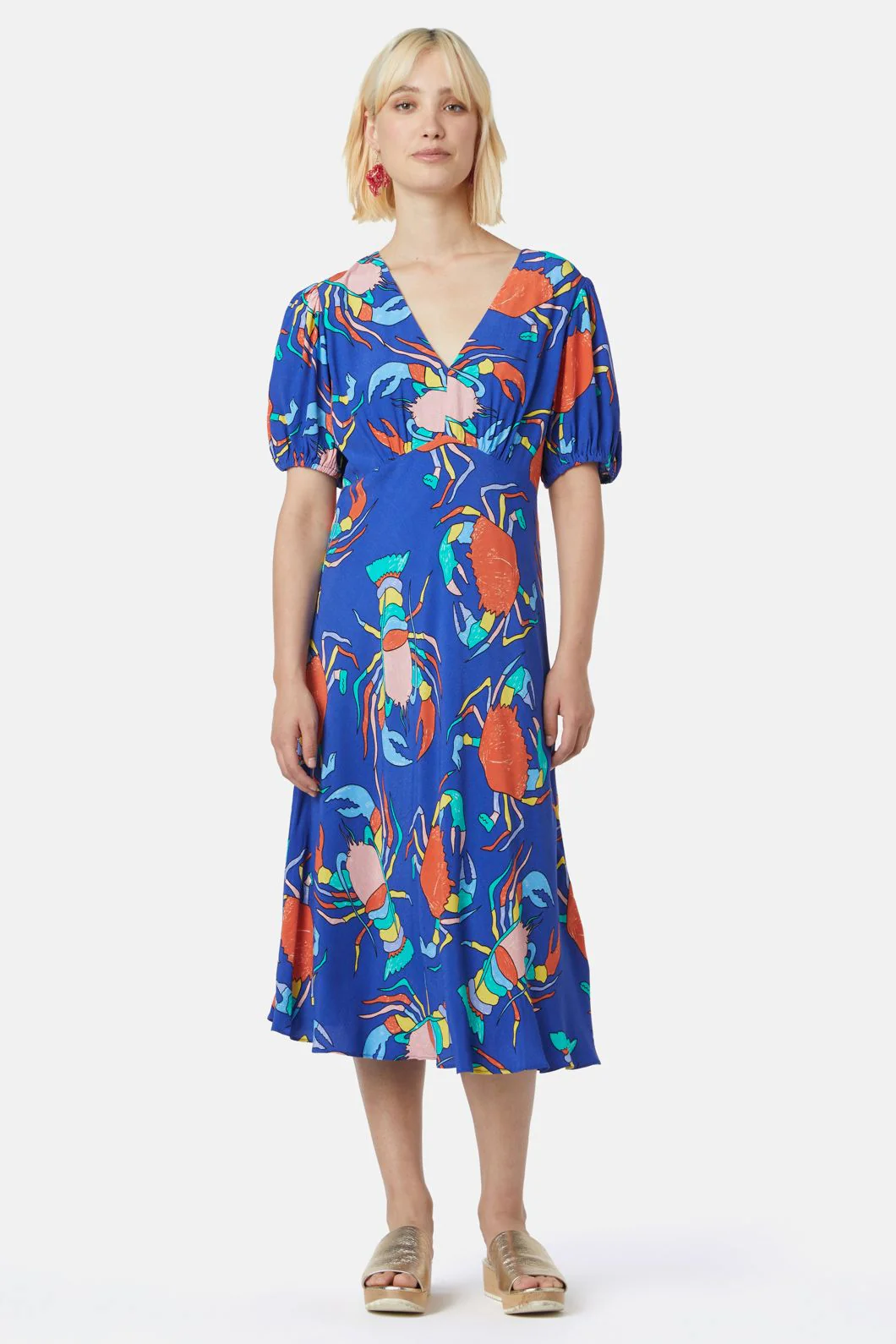 Shell Me About It Midi Dress