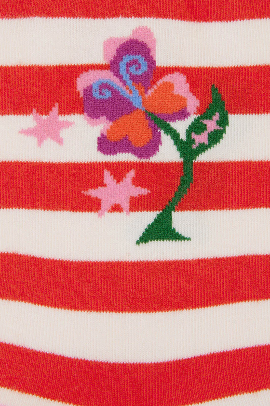 Peruvian Lily Stripe Socks