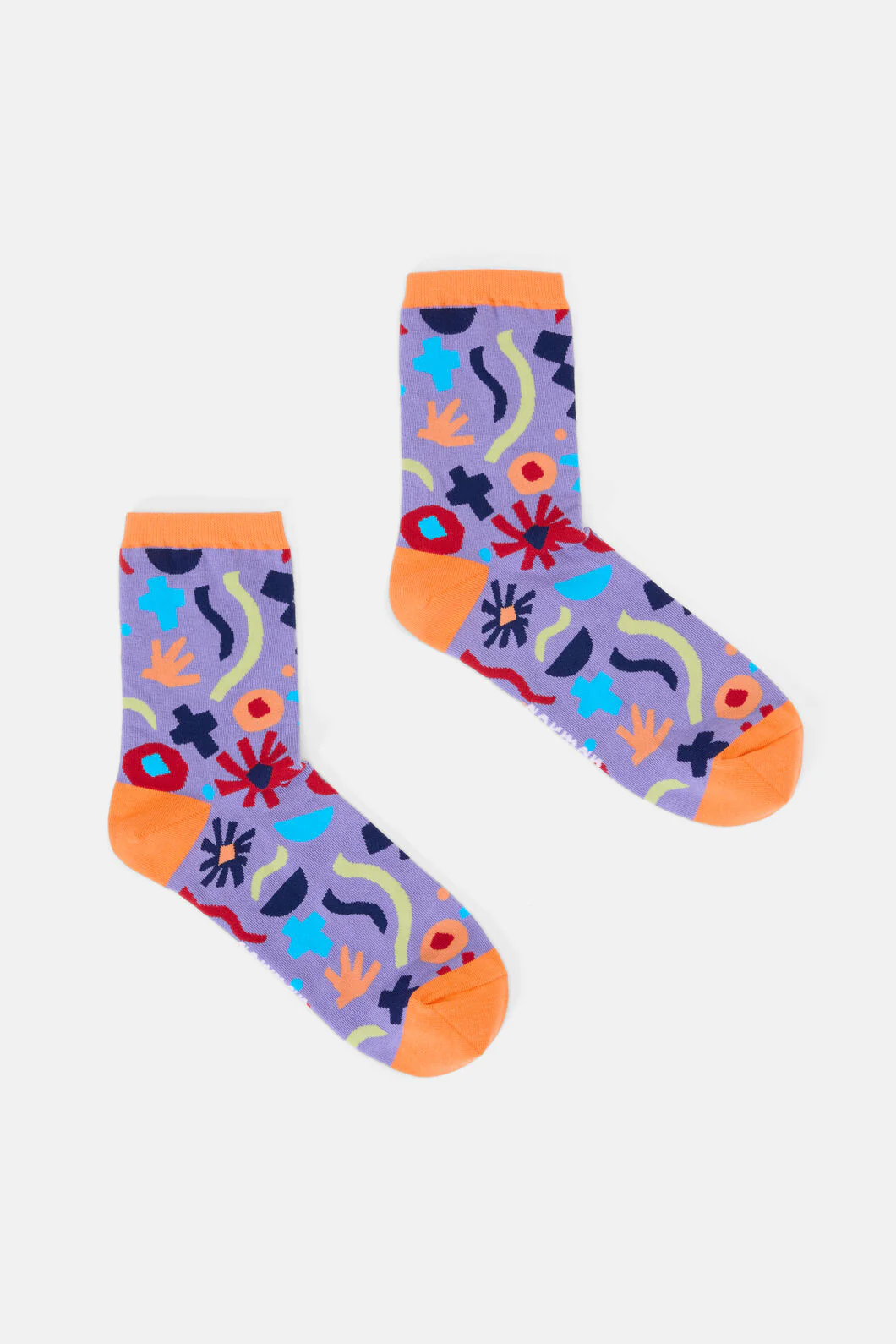 Collage Garden Violet Sock