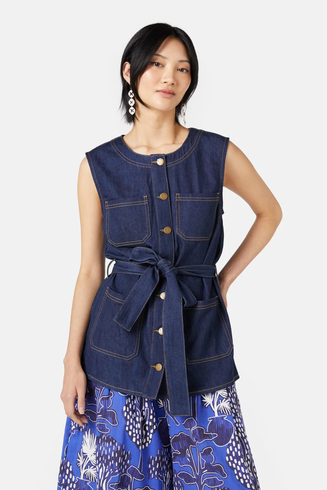 Indigo Blues Denim Vest