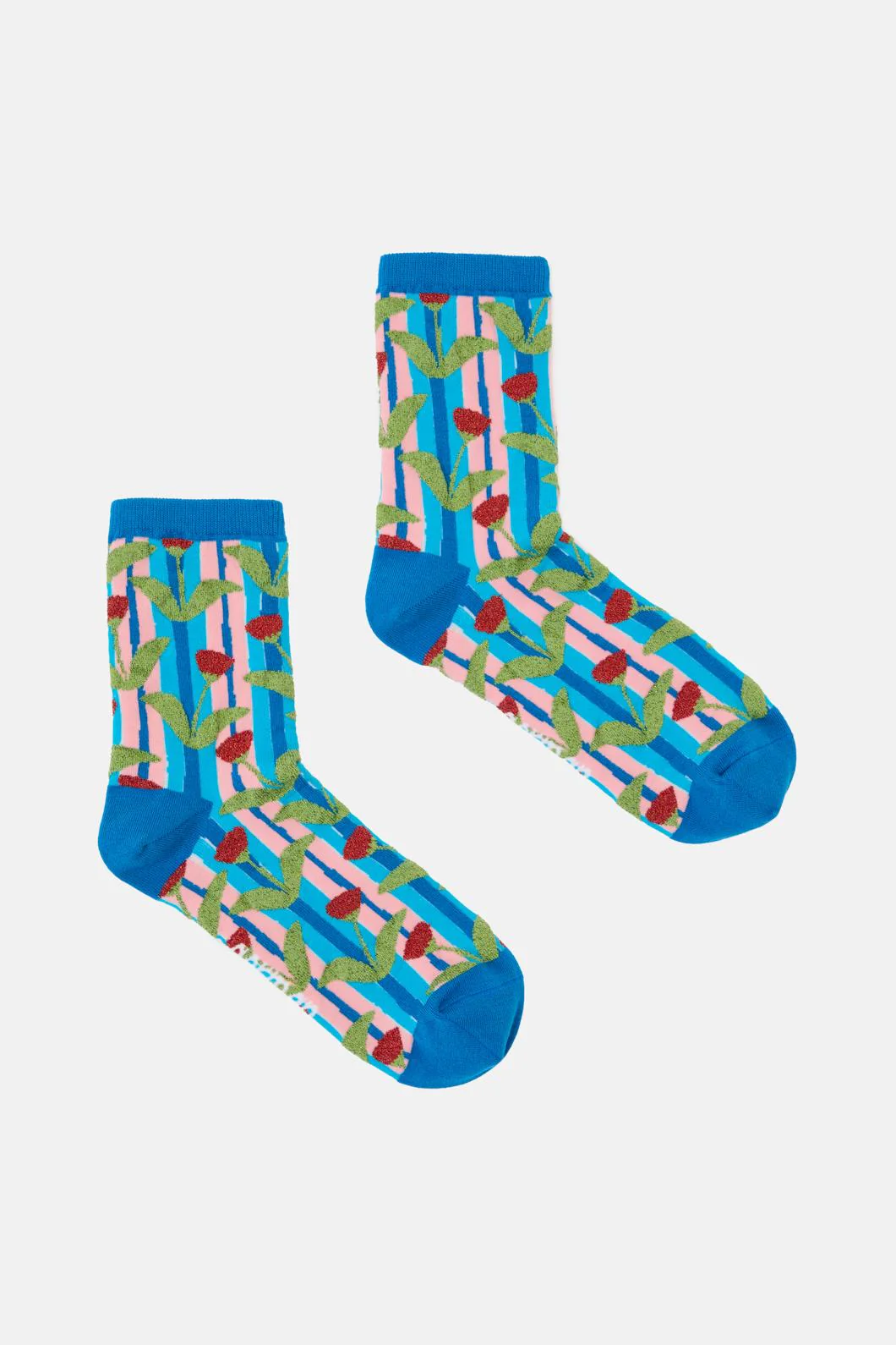Rosette Floral Sock