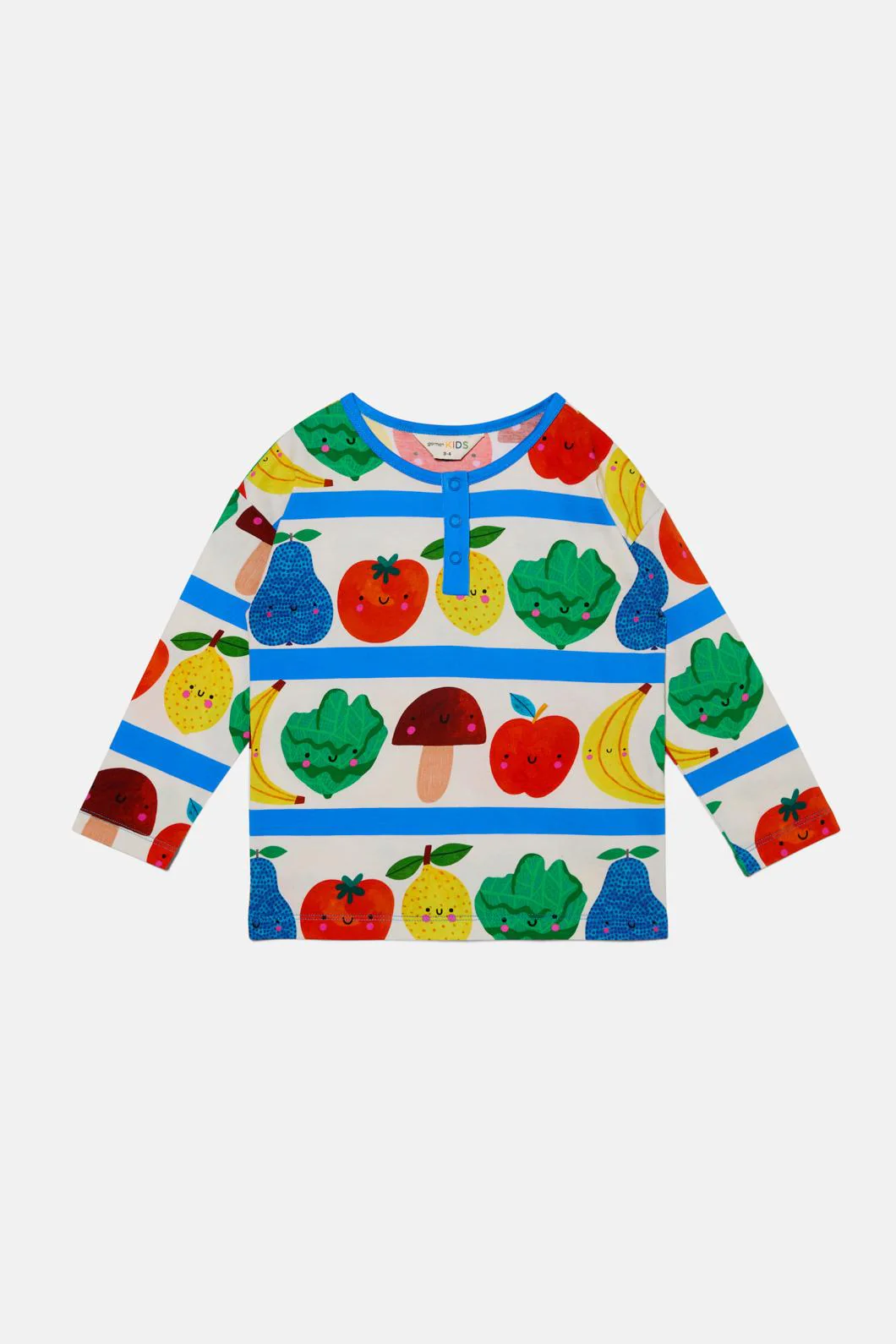 Veggies Kids LS Stripe Tee