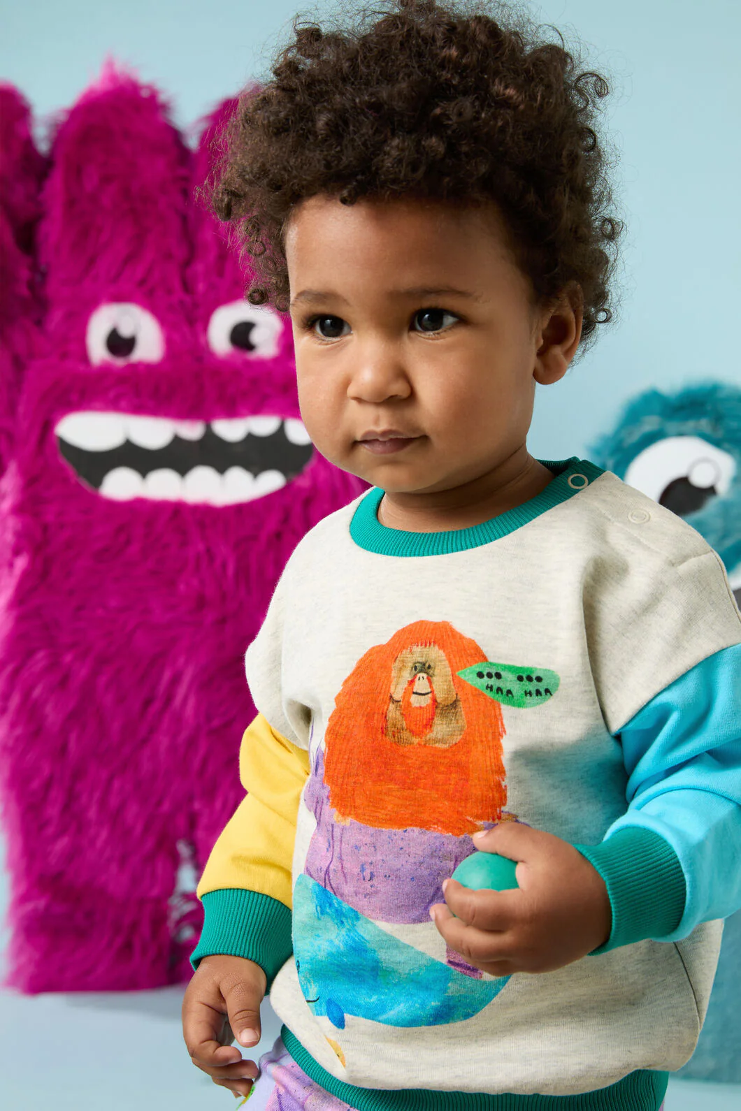 Animals Stack Baby Sweater