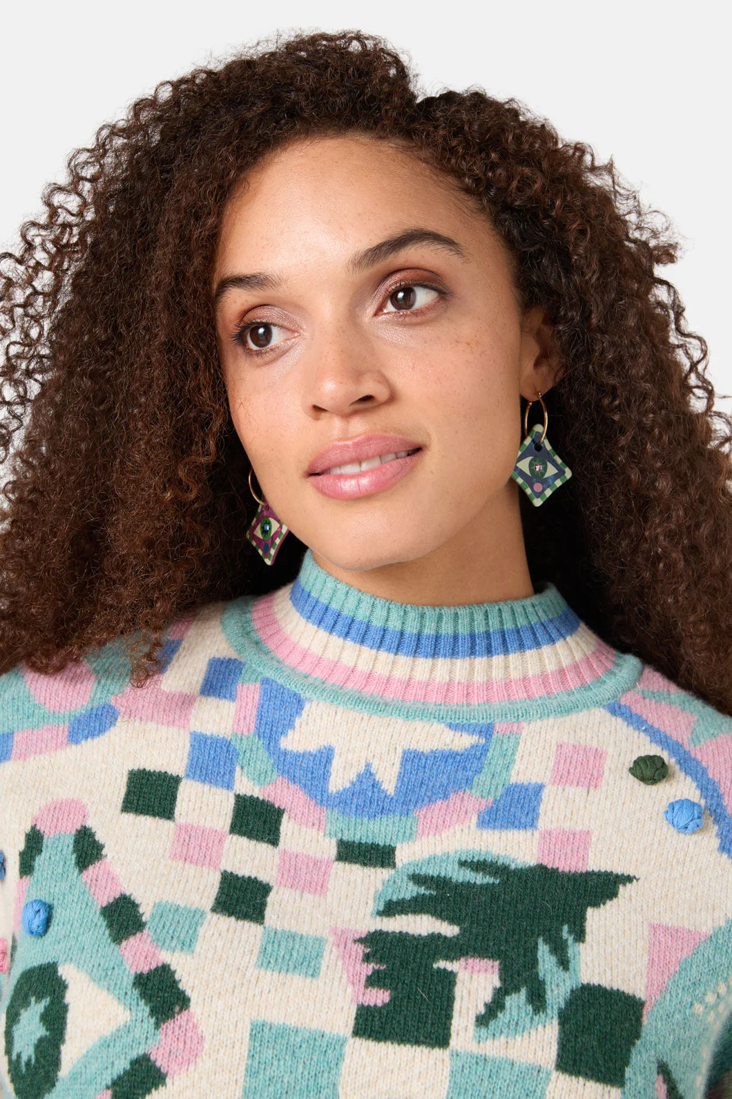 Renaissance Eye Earring