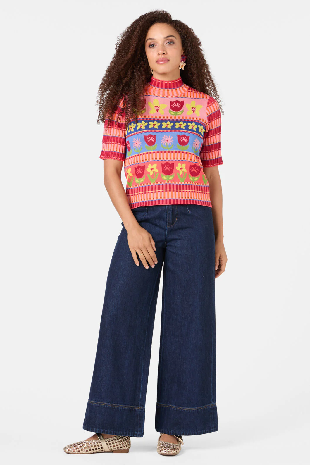 Rosie's Posies Knit Top