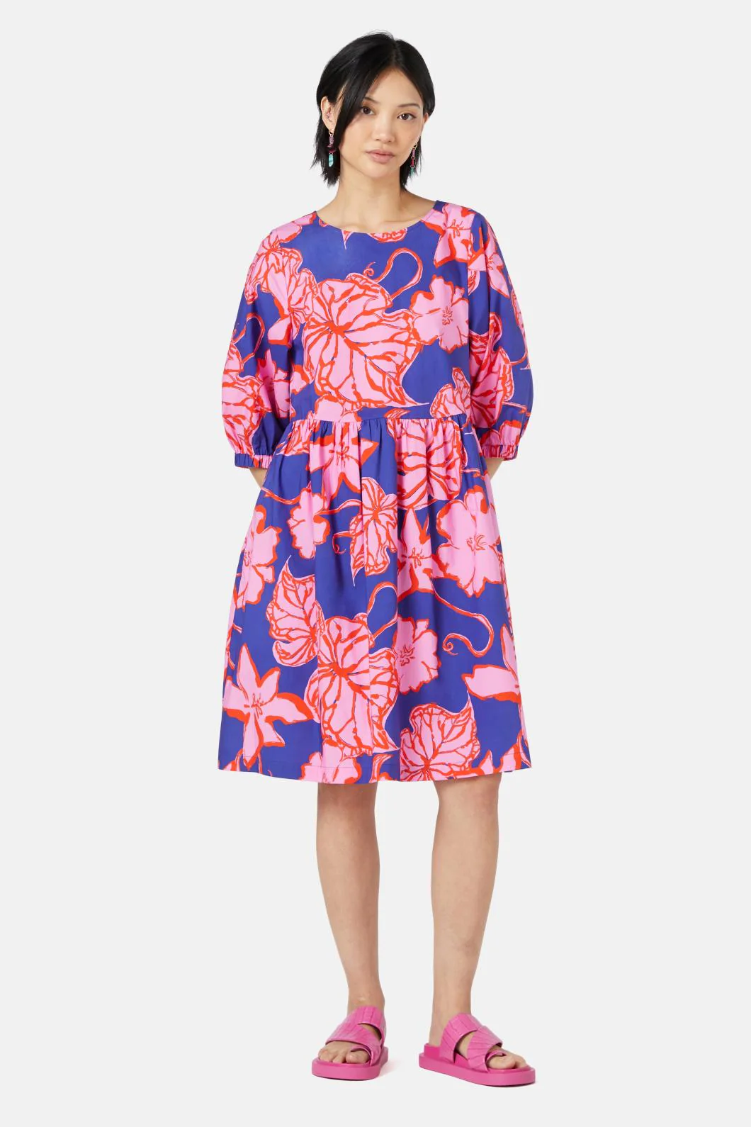 Prehistoria Smock Dress