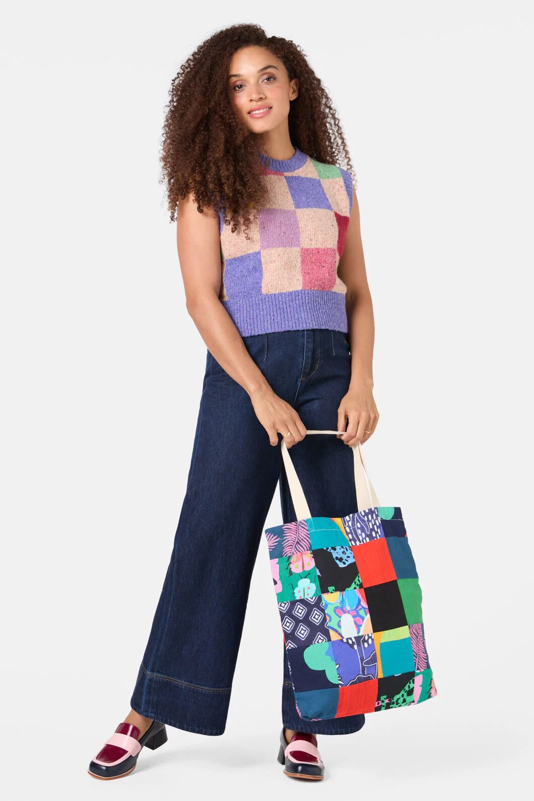 Patchwork Upcycled Tote