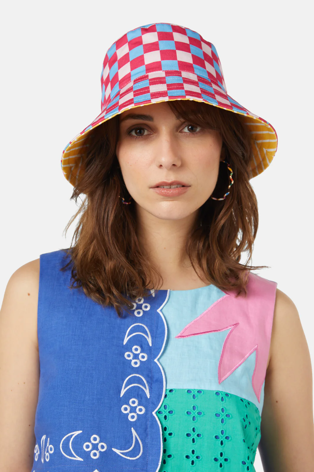 Gingham Bucket Hat