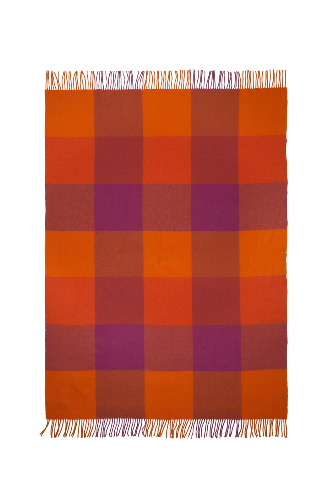 Patchwork Puzzle Wool Throw