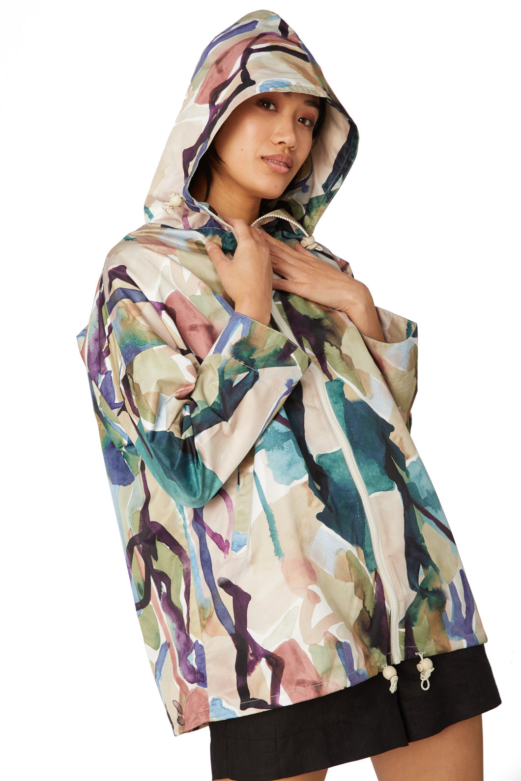 Abstract Raincoat