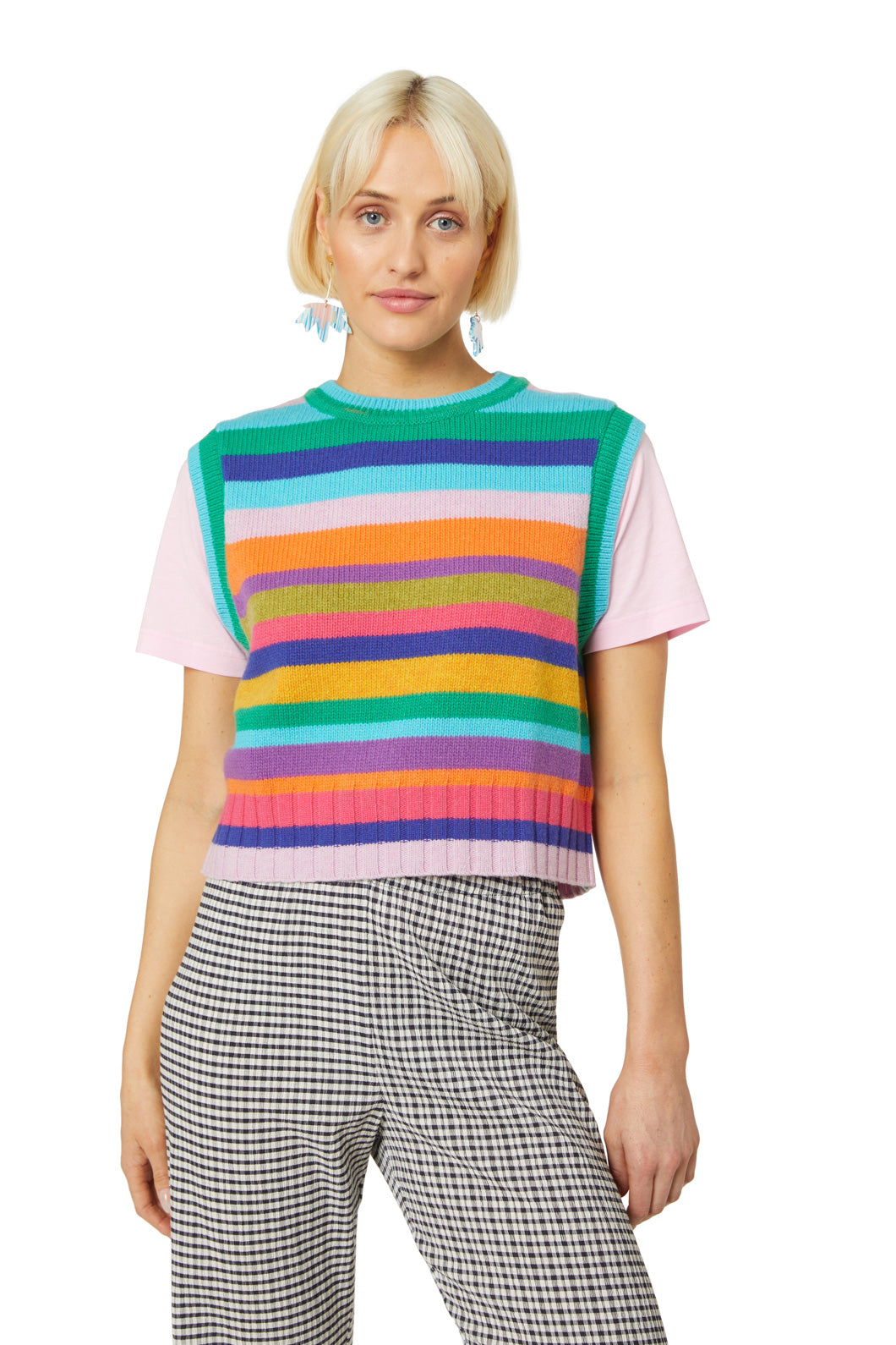 Candy Stripe Vest
