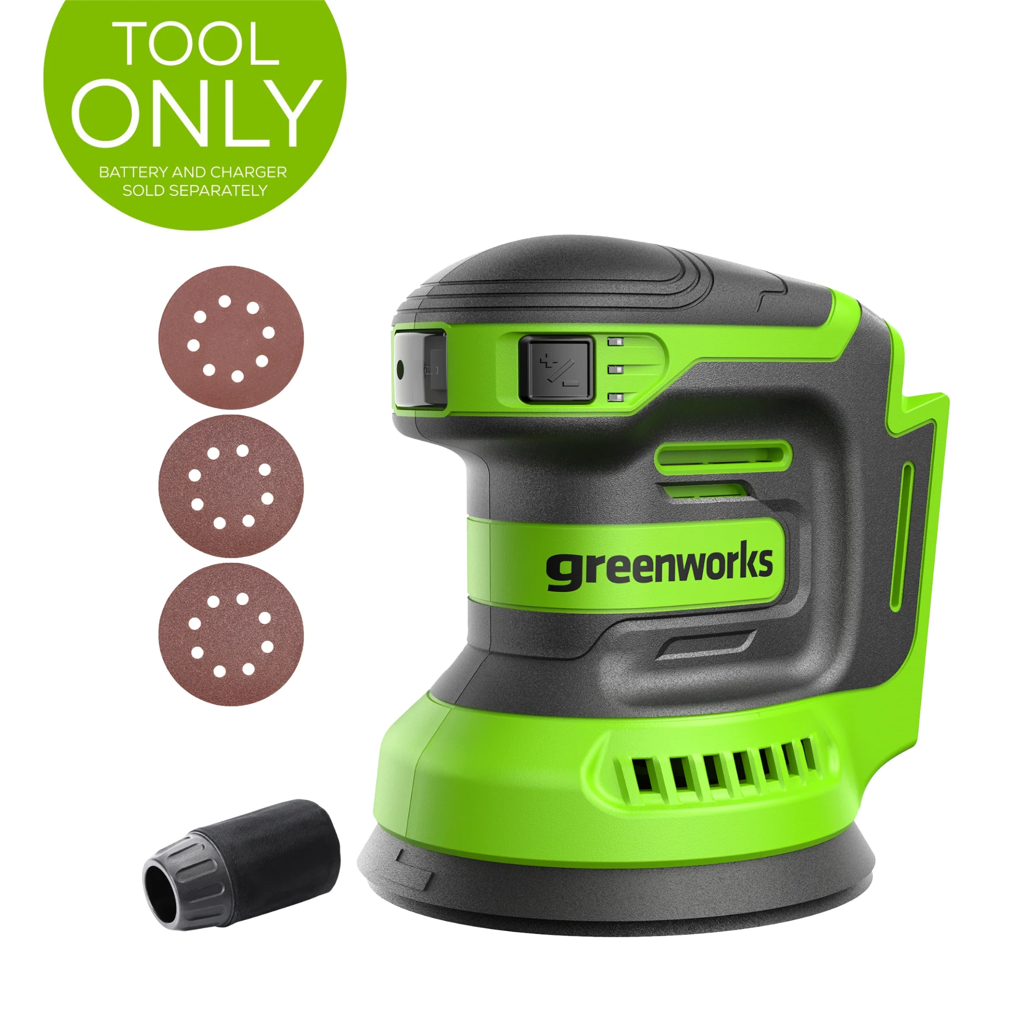 24V 5 Cordless Battery Orbit Sander (Tool Only)