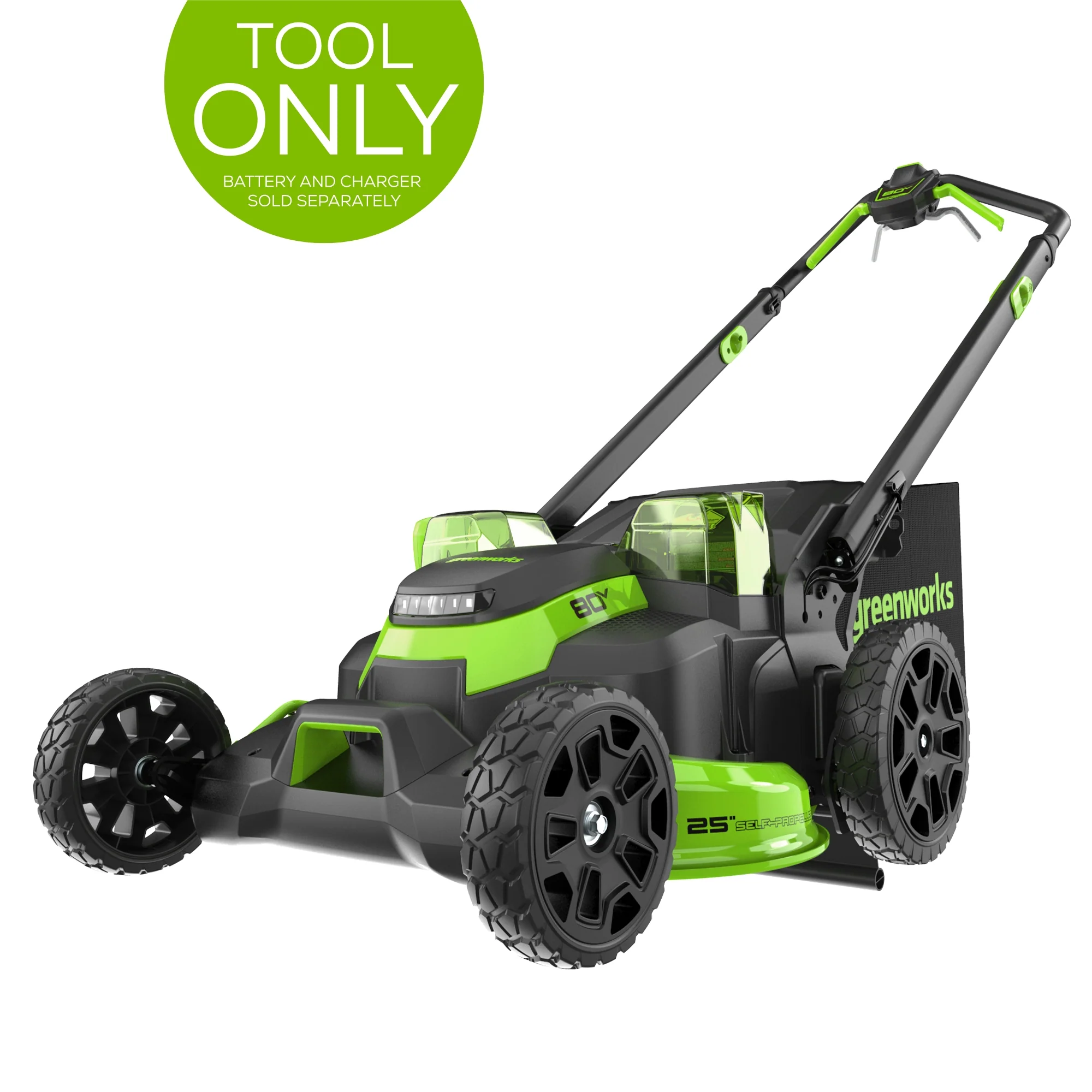 80V 25 Cordless Battery Brushless Dual Blade Self-Propelled Mower (Tool Only)