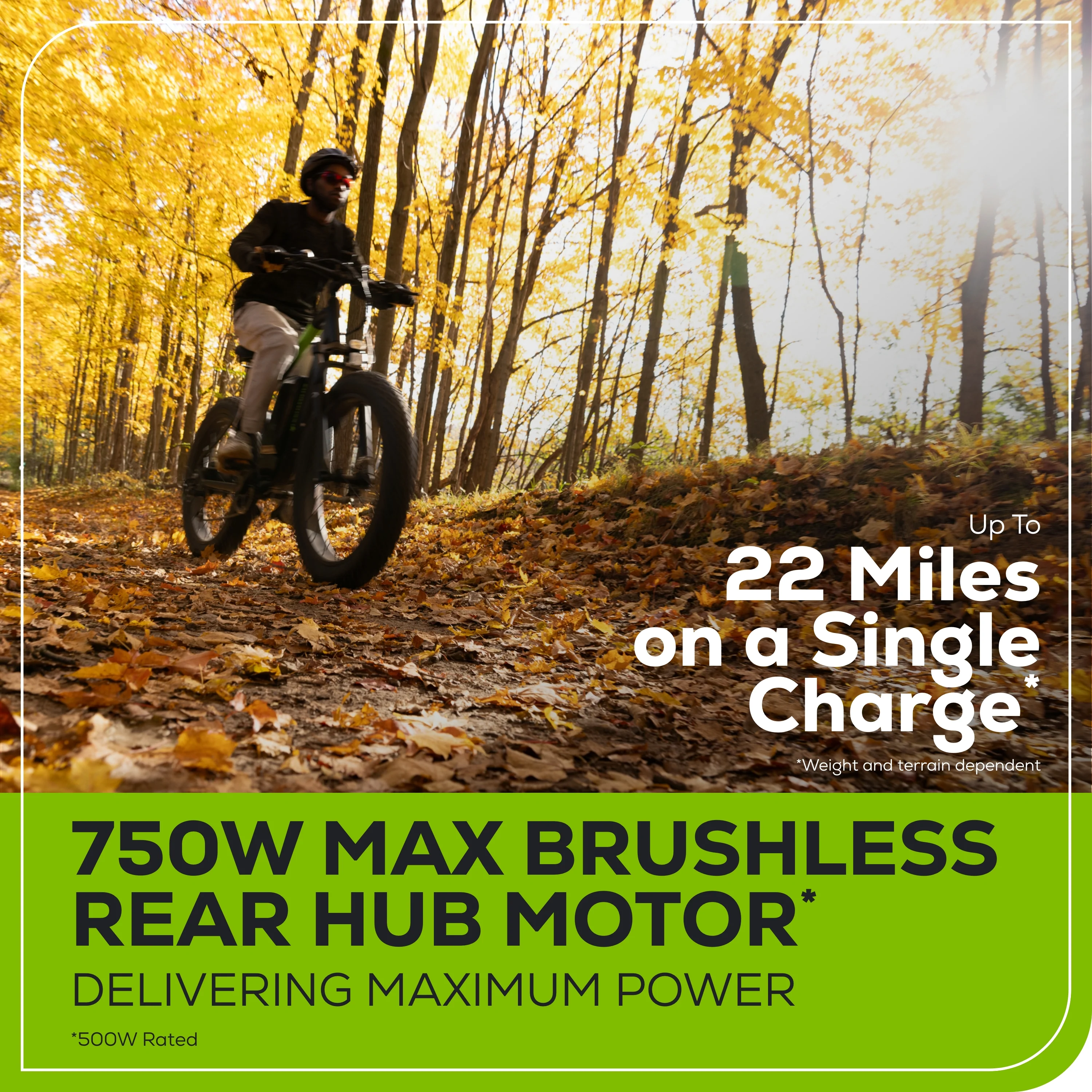 60V VENTURE Series 26” Fat Tire Electric Mountain Bike (Tool Only)