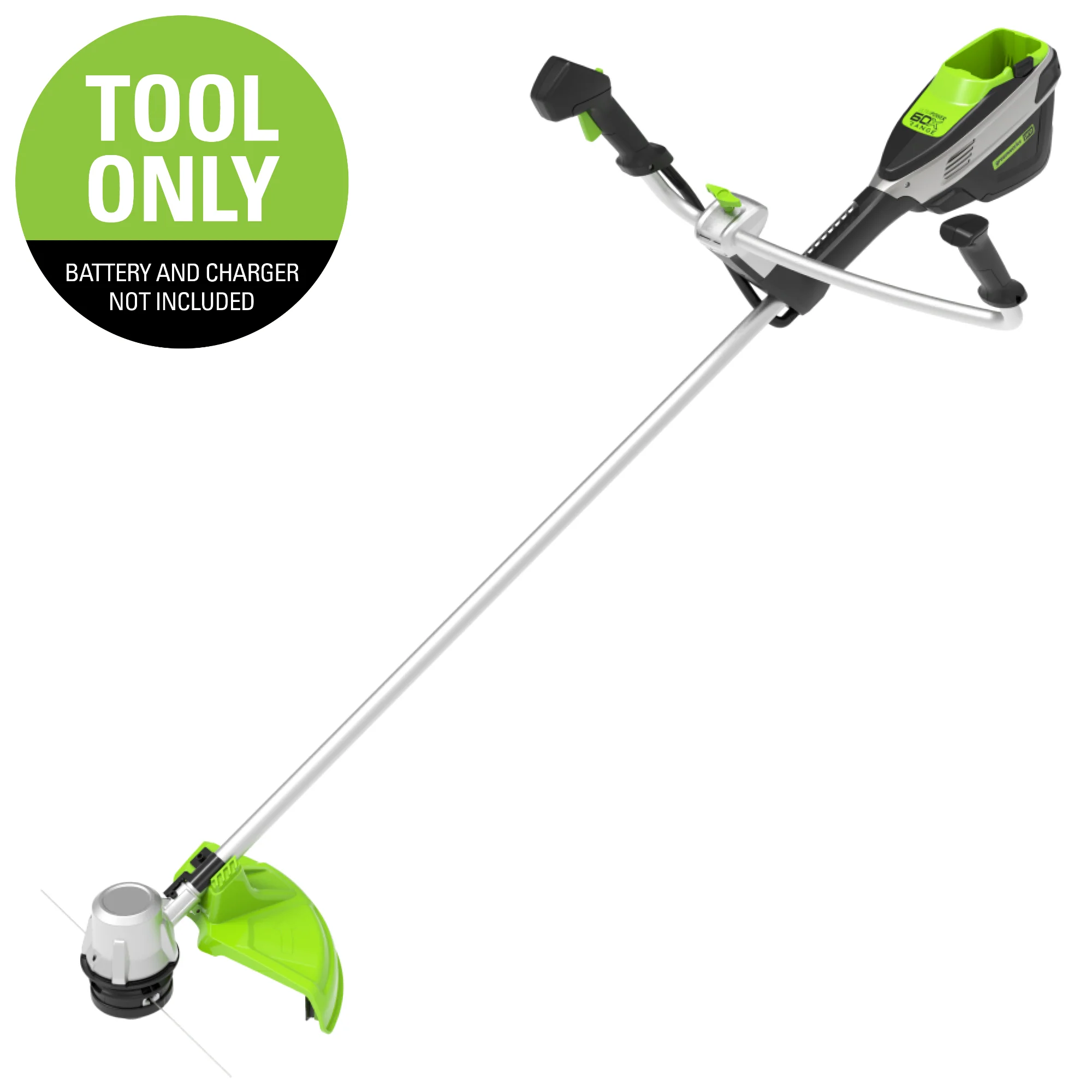 60V 16 Cordless Battery Bike Handle String Trimmer (Tool Only)
