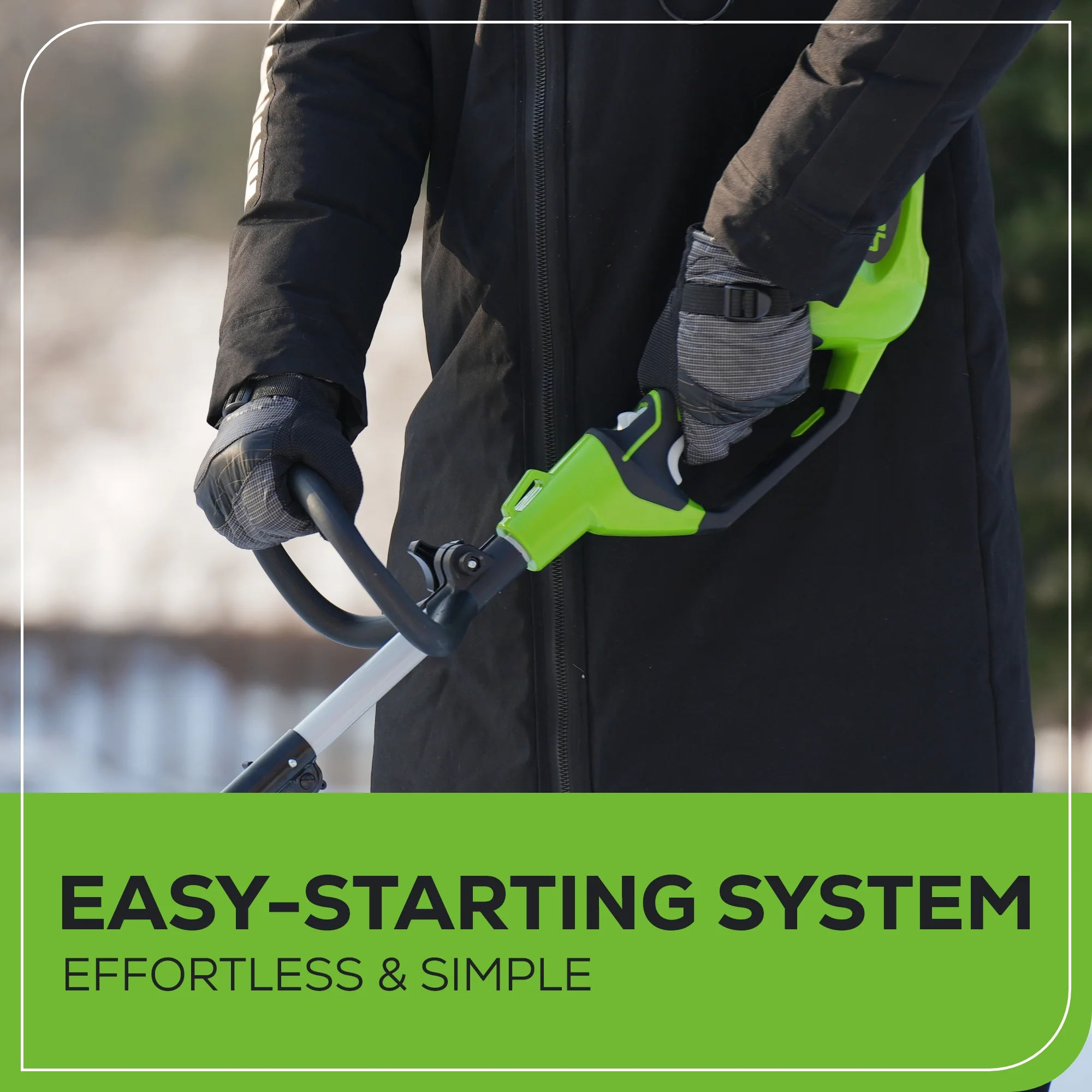 40V 12 Cordless Battery Snow Shovel w/ 4.0Ah Battery & Charger