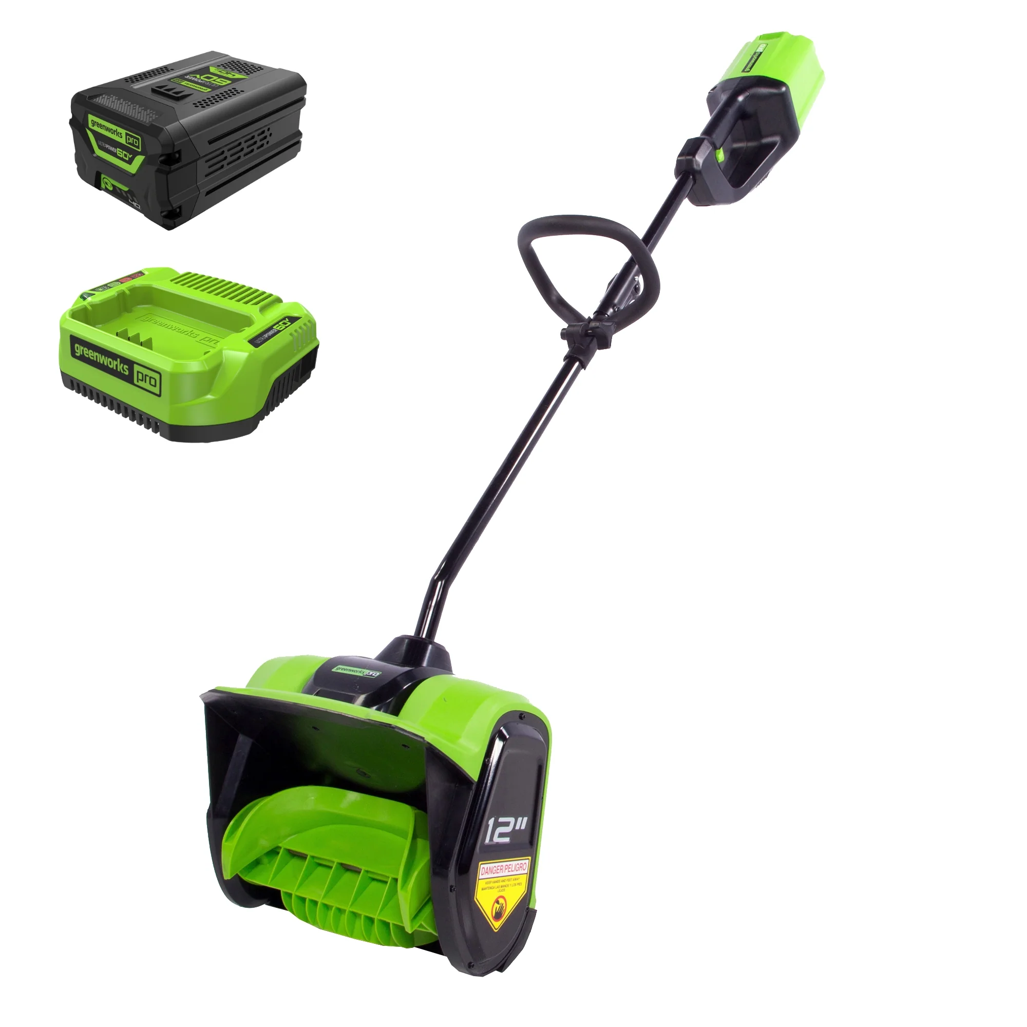 60V 12 Cordless Battery Snow Shovel w/ 4.0Ah Battery & Charger