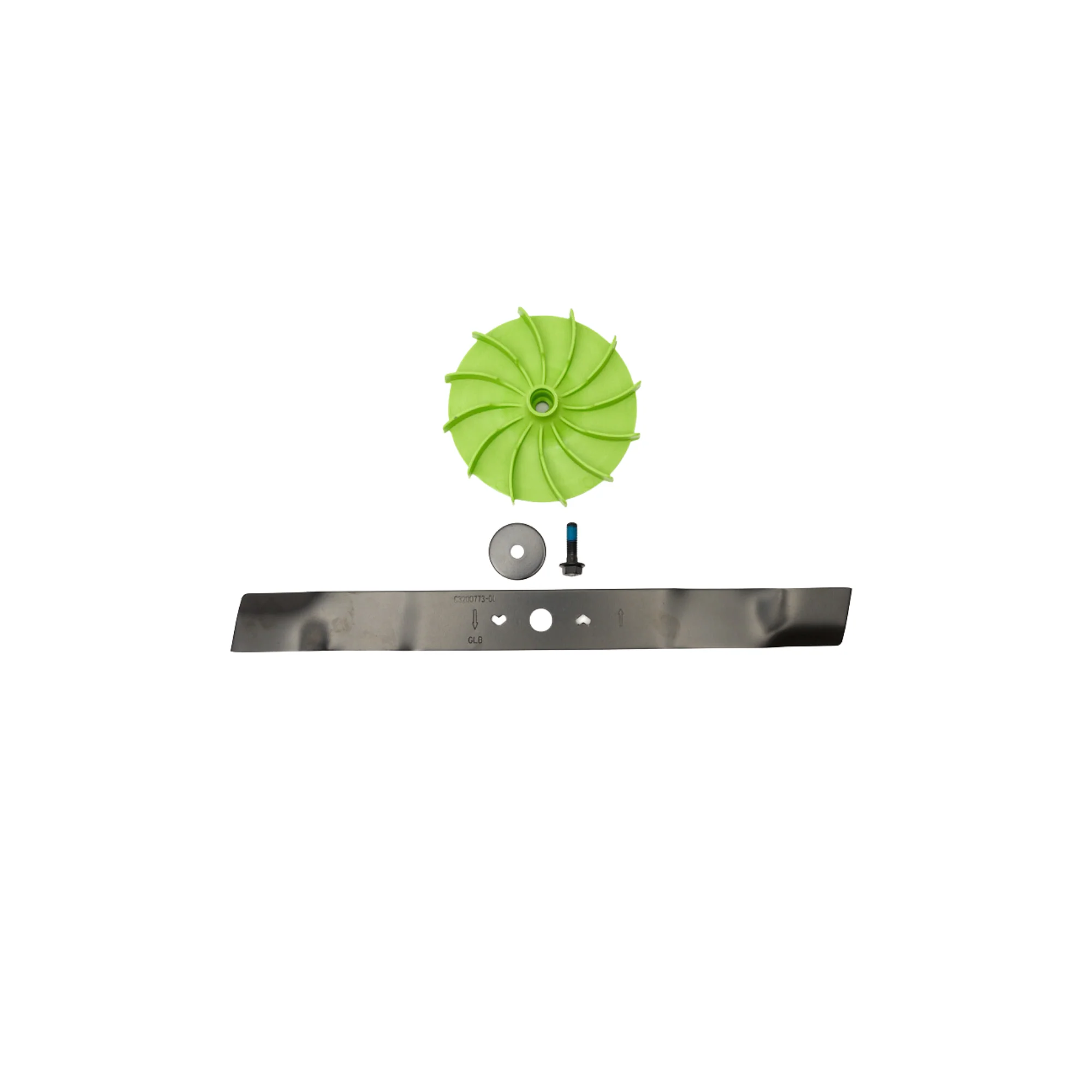 21 High Lift Lawn Mower Blade Assembly