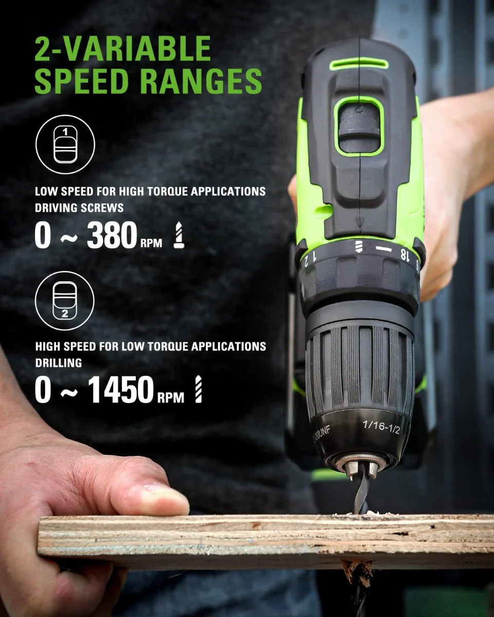 24V Cordless Battery Circular Saw 4PC Combo Kit w/ (2) 2.0Ah Batteries & Charger