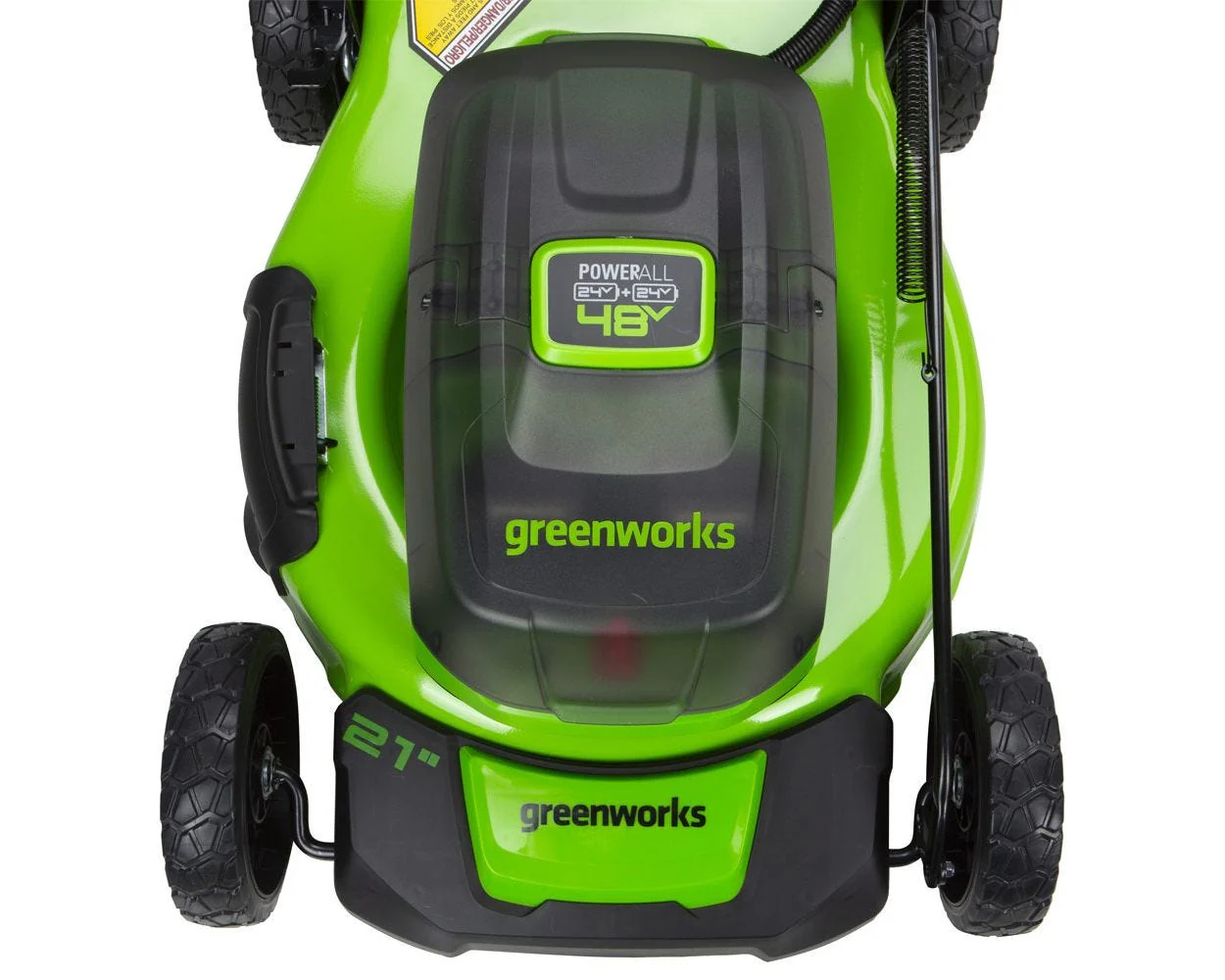48V (2x24V) 21 Cordless Battery Self-Propelled Lawn Mower w/ (4) 4.0Ah USB Batteries & (2) Dual Port Chargers