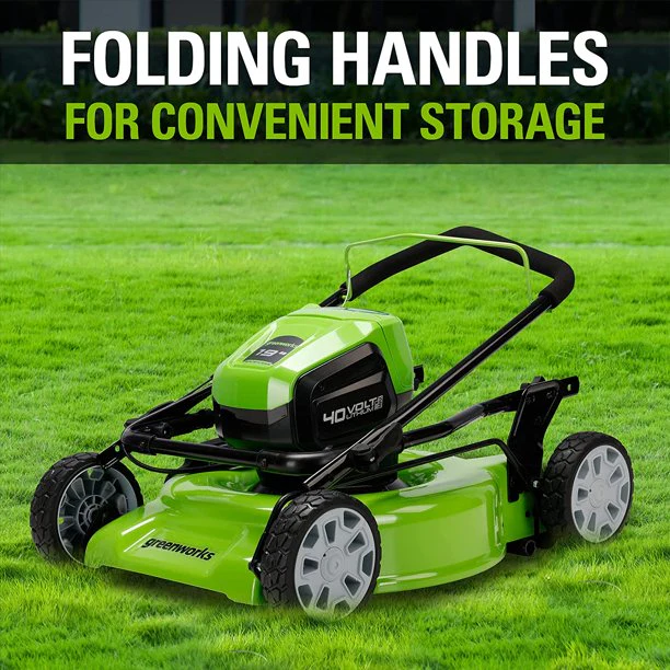 40V 19 Cordless Battery Push Mower w/ 4.0Ah USB Battery & Charger