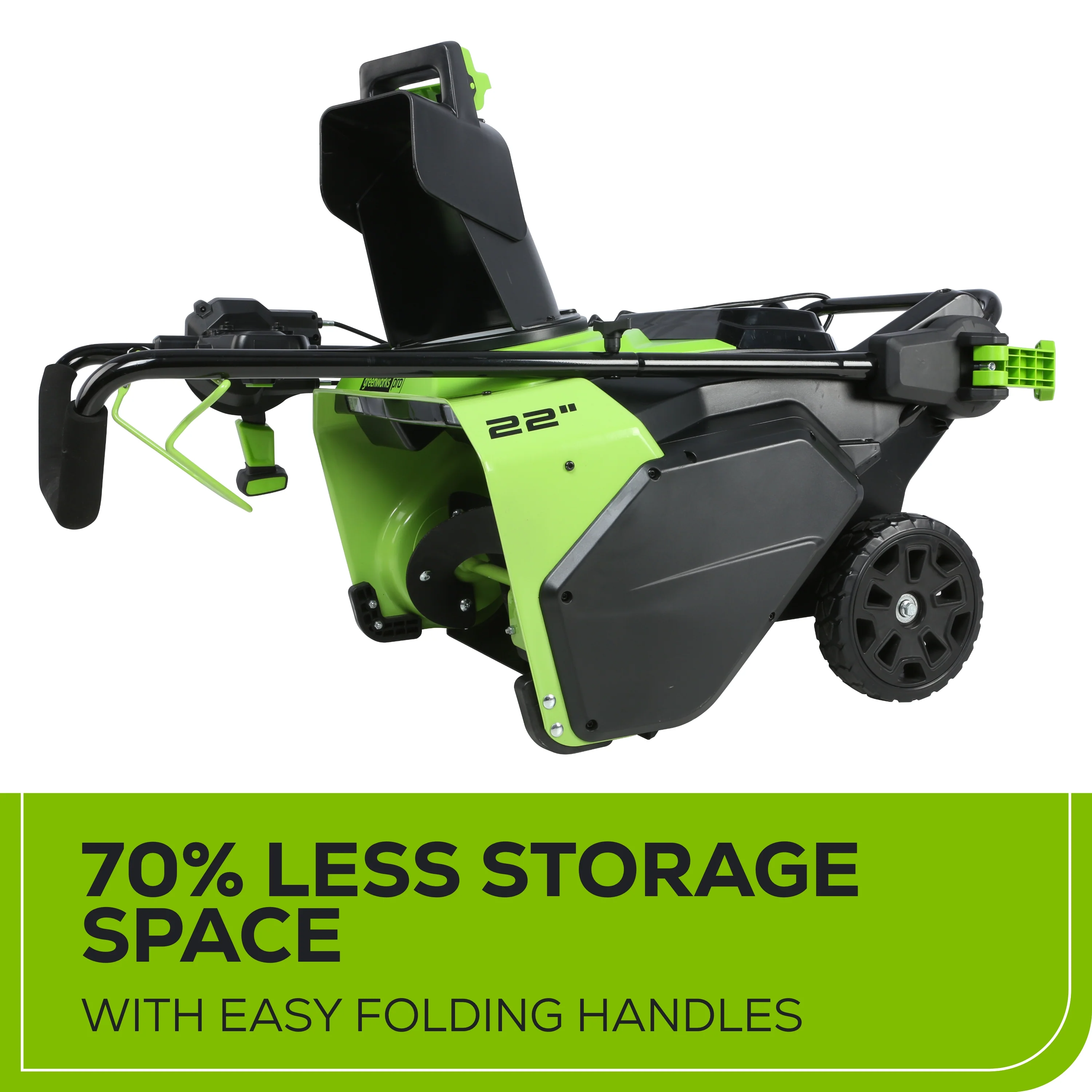 60V 22 Cordless Battery Single-Stage Snow Blower w/ Two (2) 5.0 Ah Batteries & Dual-Port Charger