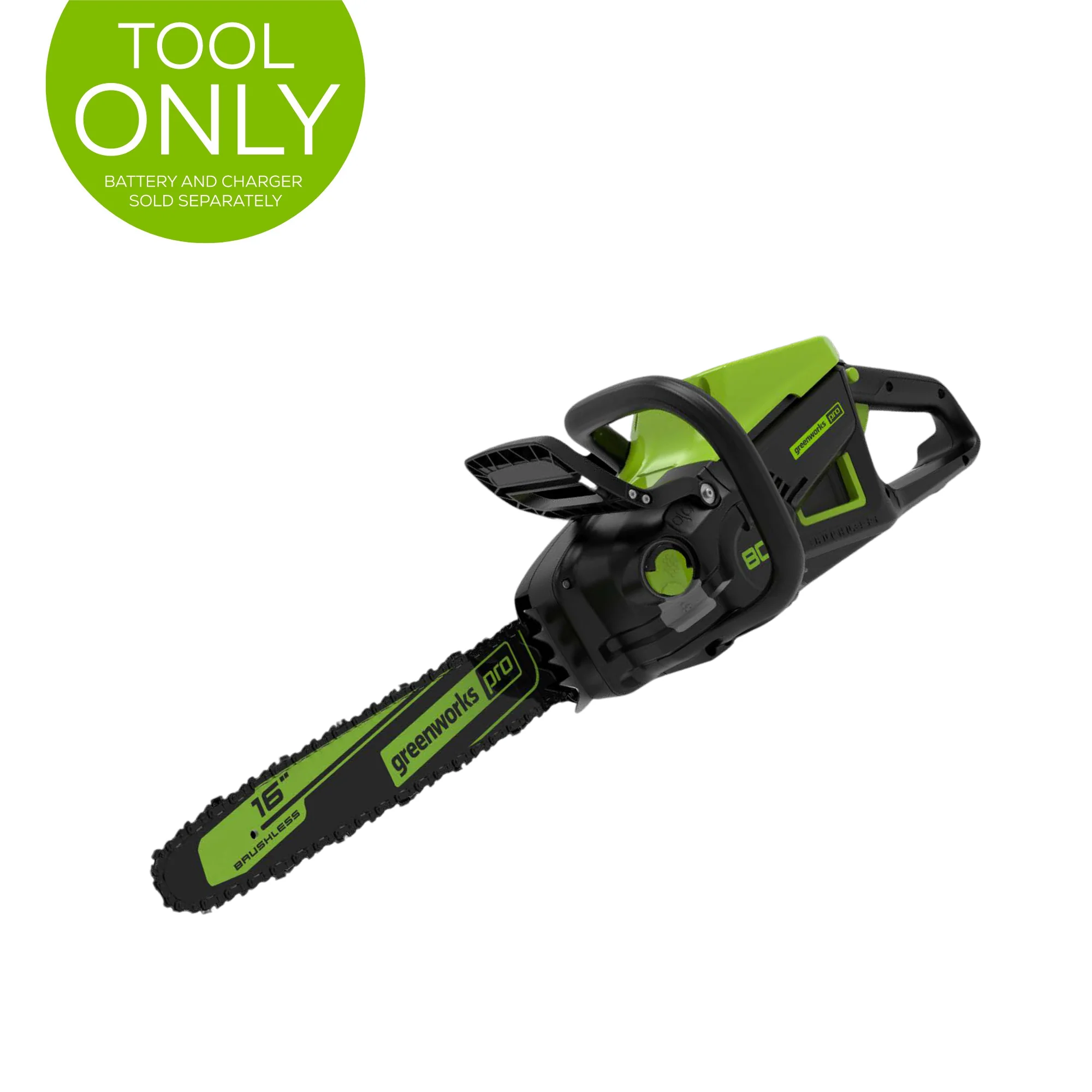 80V 16 2.0kW Cordless Battery Chainsaw (Tool Only)