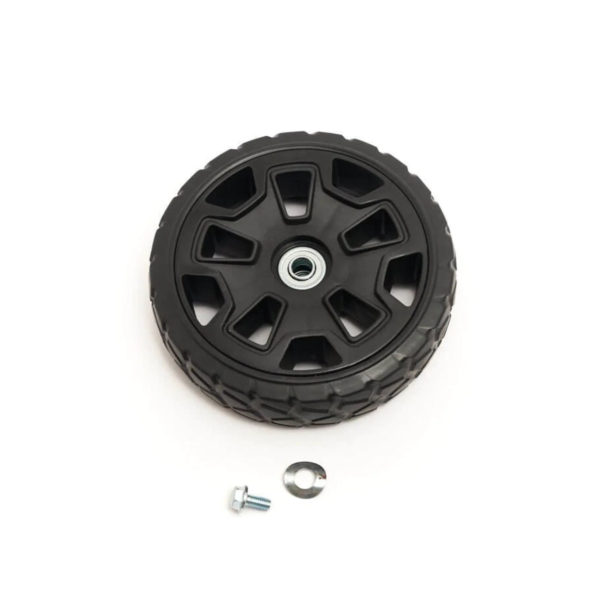 8 Front Wheel Assembly-Black