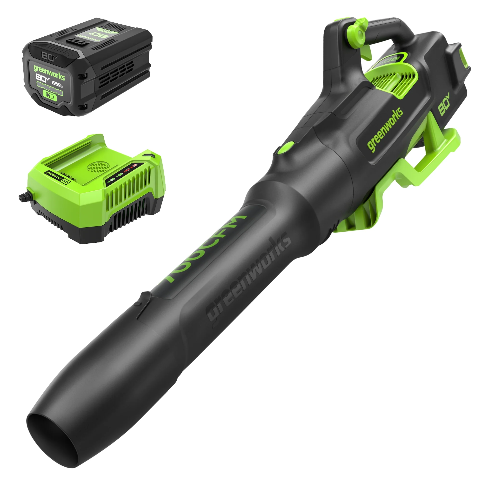80V 700CFM Cordless Battery Blower w/ 2.5Ah Battery & Charger
