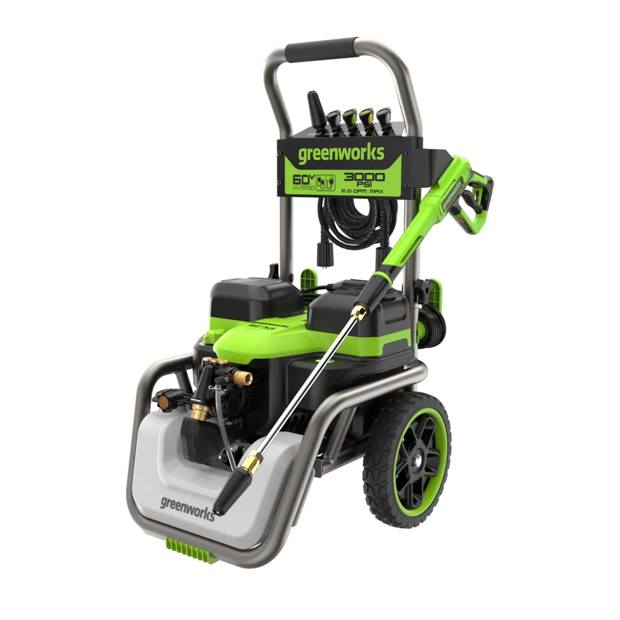 60V 3000-PSI 2.0 GPM Electric Pressure Washer (Tool Only)